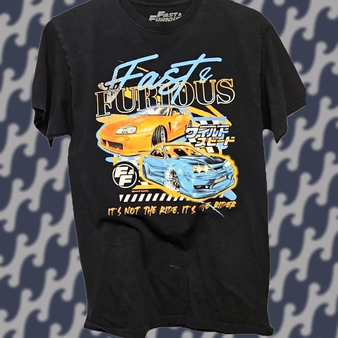 Vintage Fast & Furious Graphic T-Shirt Men’s M Black Cars Movie Tee Universal Studios Hollywood Size US M / EU 48-50 / 2 - 1 Thumbnail