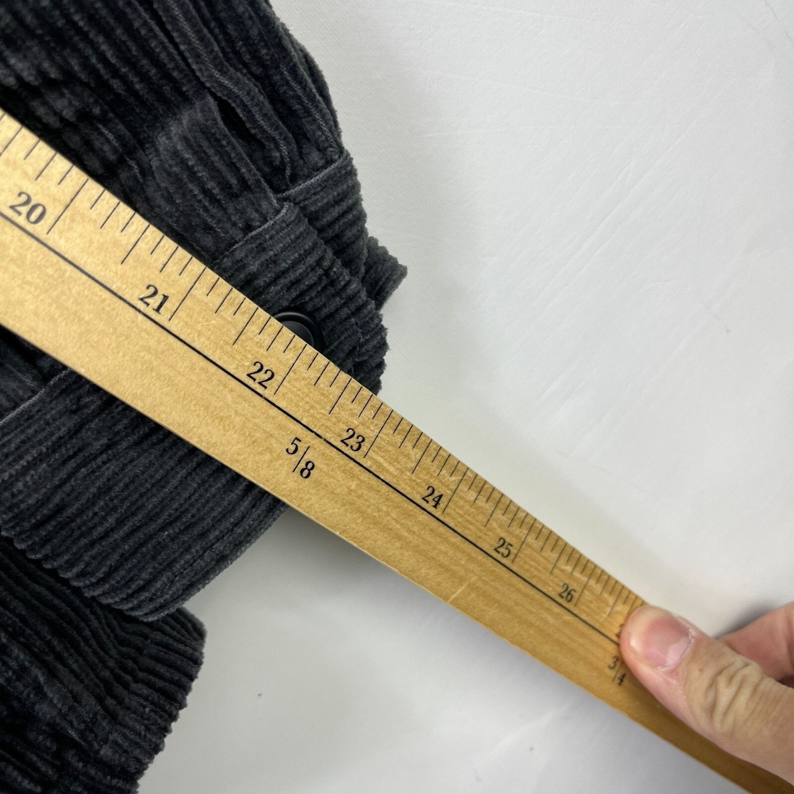 Uniqlo × Vintage Uniqlo Corduroy Button Up Shirt XS Dark Gray Longsleeve Size US XS / EU 42 / 0 - 10 Thumbnail