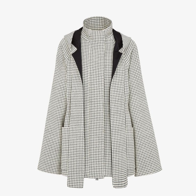 Fendi o1loc1c0426 Blouson in Black/White Size L / US 10 / IT 46 - 2 Thumbnail