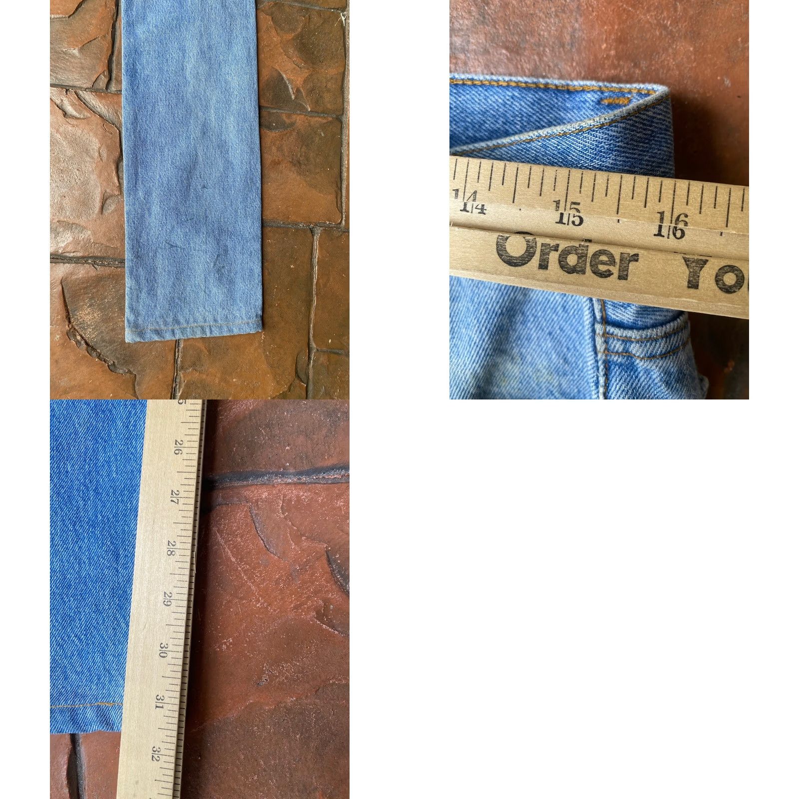 Levi's VINTAGE Levi's 501 XX Button Fly Jeans Men Size 33 X 34 USA Distressed Modern Vintage Distressed 501 XX USA Size US 33 - 10 Thumbnail