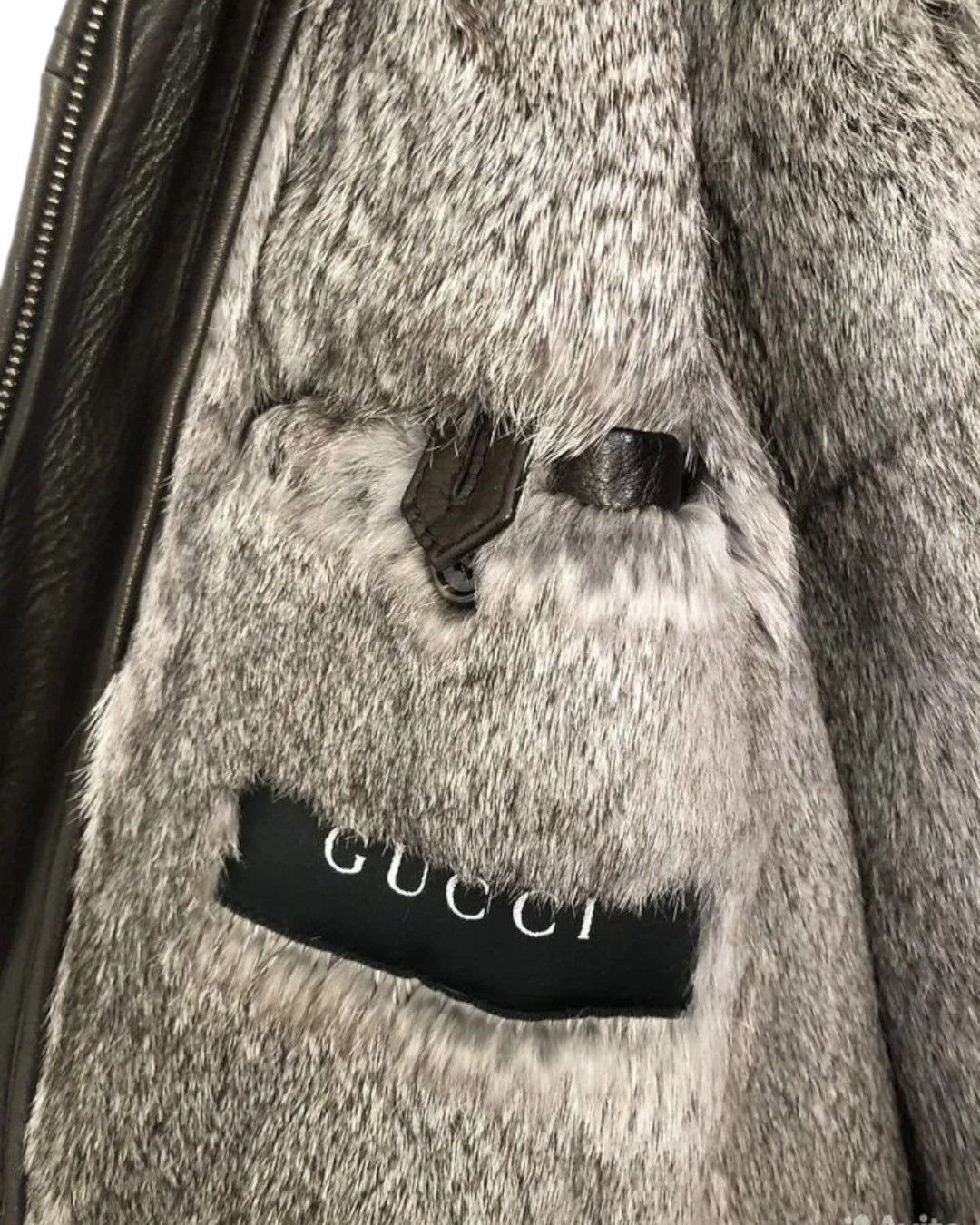 Gucci TOM FORD LEATHER BOMBER JACKET FOX FUR REX RABBIT LINED Size US M / EU 48-50 / 2 - 4 Thumbnail