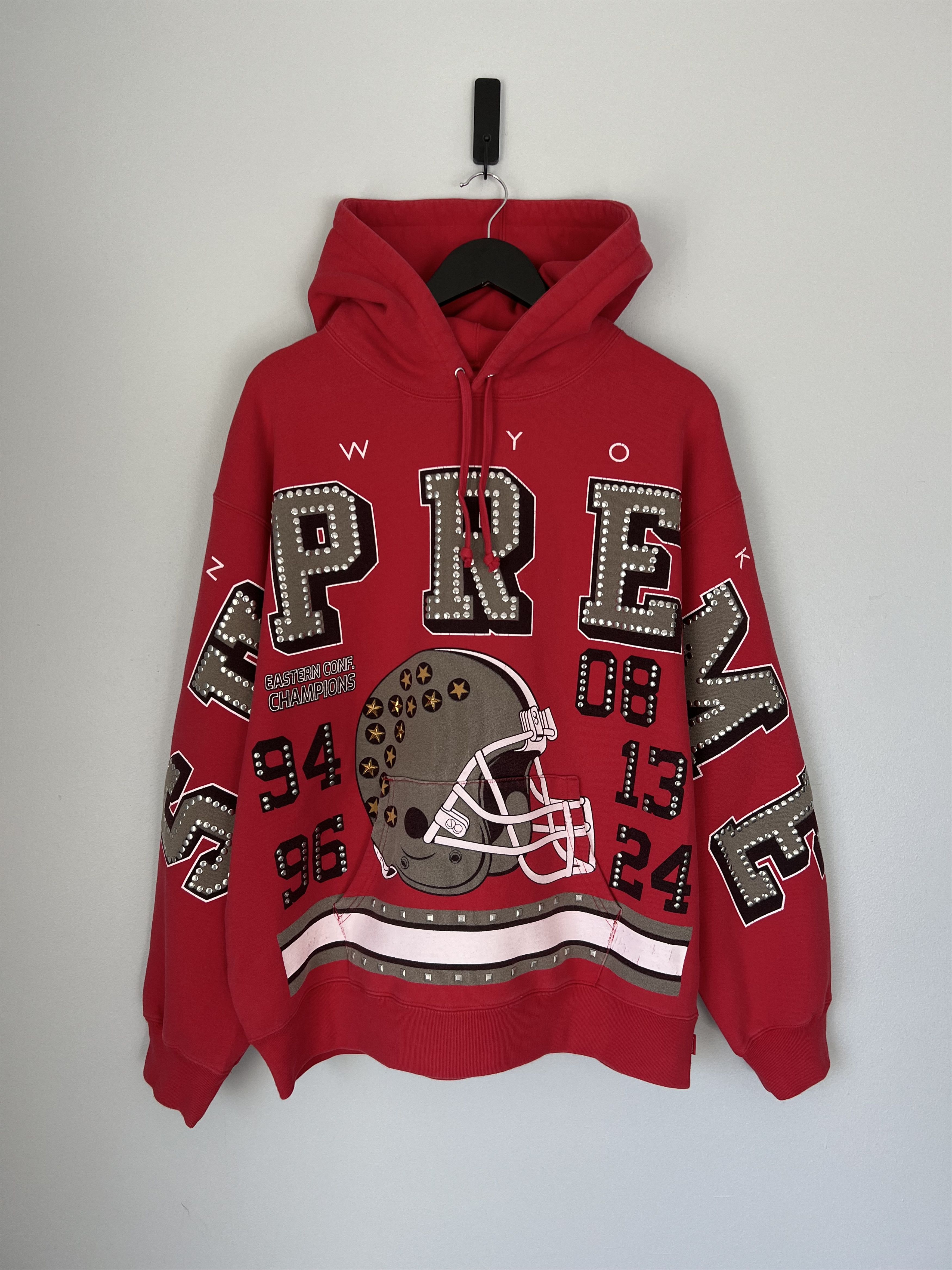 ★24AF WEEK1★Supreme Champions Studded Hooded Sweatshirt Supreme Champions Studded Hooded Sweatshirt (FW24) - $188