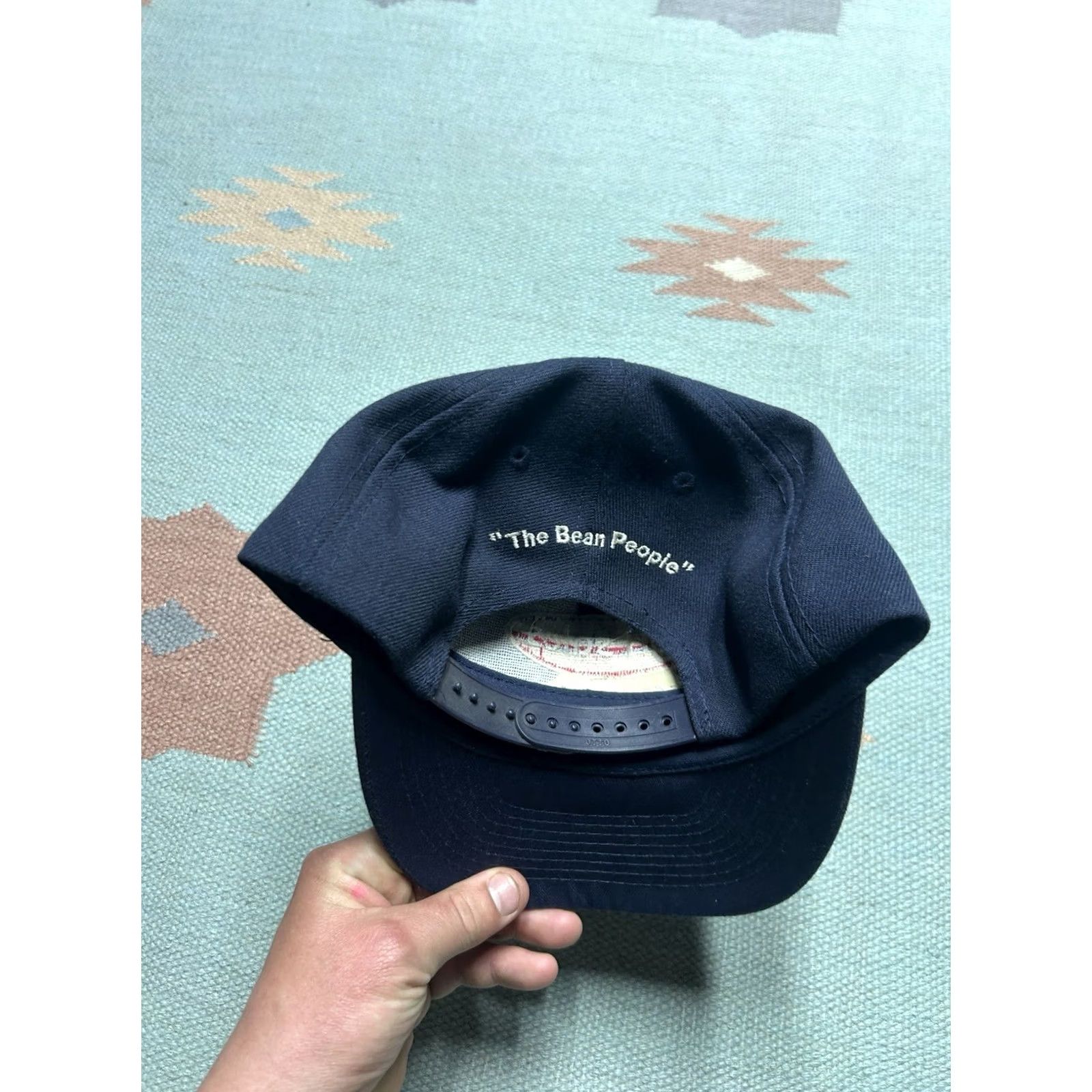 Vintage VINTAGE Unbranded Snapback Hat Cap Men Adjustable Blue Michigan Bean People Farm Agri Sales The Bean People Farm Hat Men Adjustable Blue Snapback cap Size ONE SIZE - 5 Thumbnail