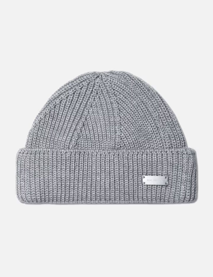 Heliot Emil o1mle1124 Size: OS / Logo Beanie in Grey Size ONE SIZE - 1 Thumbnail