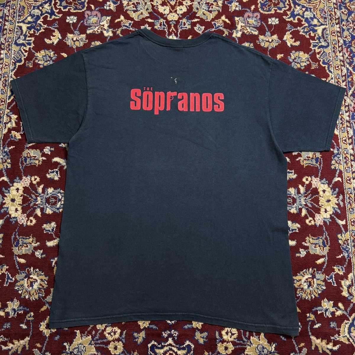 Vintage 2000s The Sopranos HBO promo tee mob mafia gangster TV show Size US XL / EU 56 / 4 - 3 Thumbnail