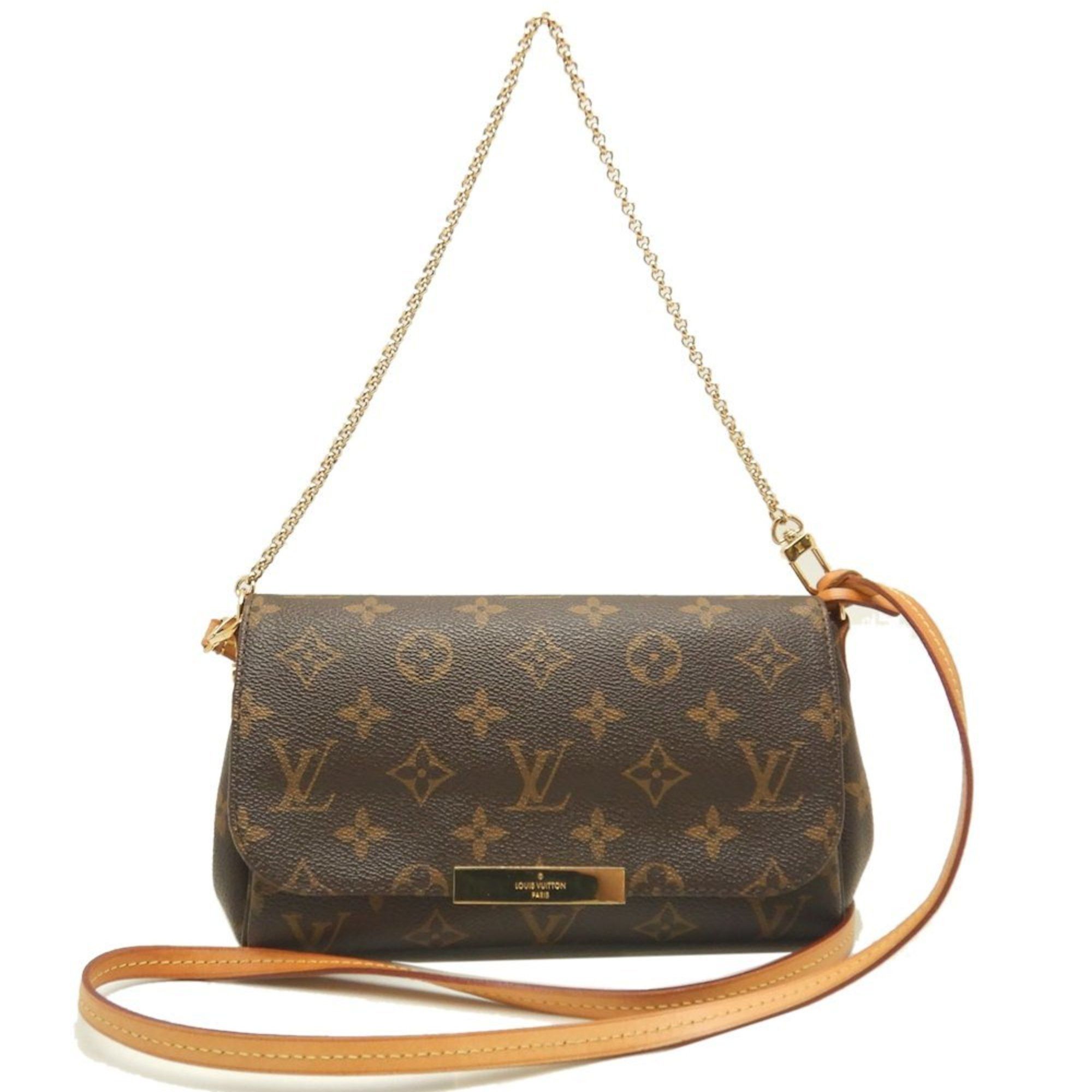 Louis Vuitton Monogram Favorite Pm M40717 Shoulder Bag Brown 252809, Women's