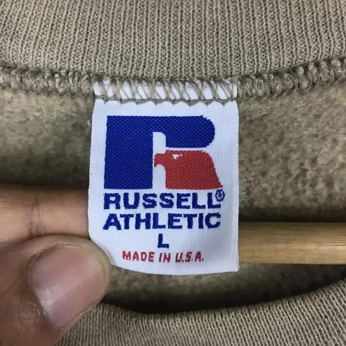 Russell Athletic Vintage RUSSELL ATHLETIC Made In USA Plain Pastel Sweatshirt Size US L / EU 52-54 / 3 - 4 Thumbnail