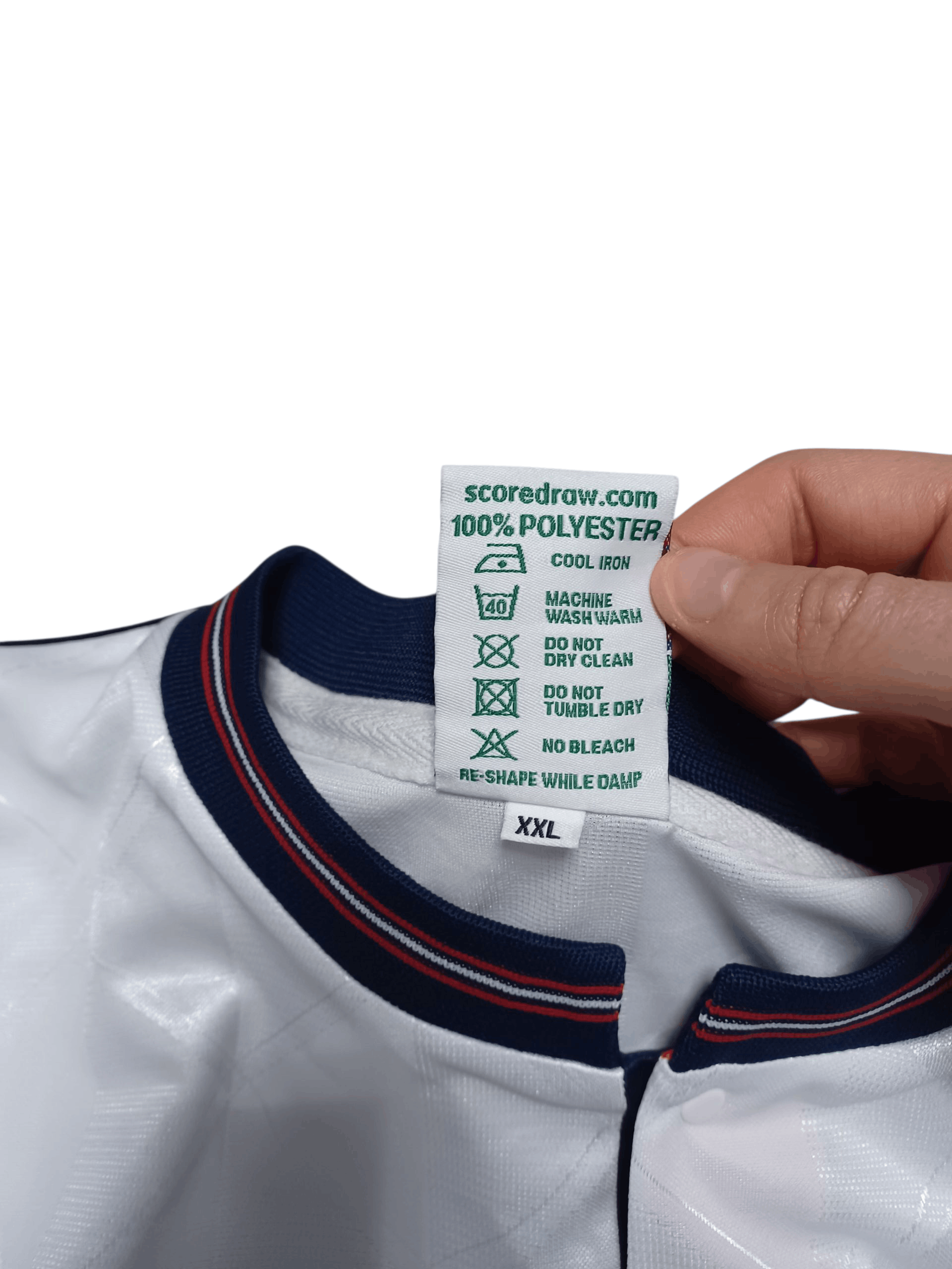 Other ENGLAND VINTAGE SCORE DRAW SOCCER JERSEY Size US XXL / EU 58 / 5 - 5 Thumbnail