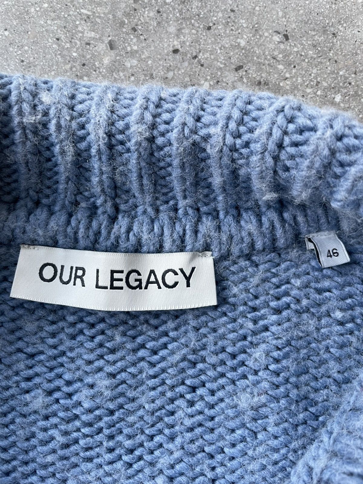 Our Legacy Our Legacy Funky Blue Acrylic Cardigan Size US S / EU 44-46 / 1 - 4 Thumbnail