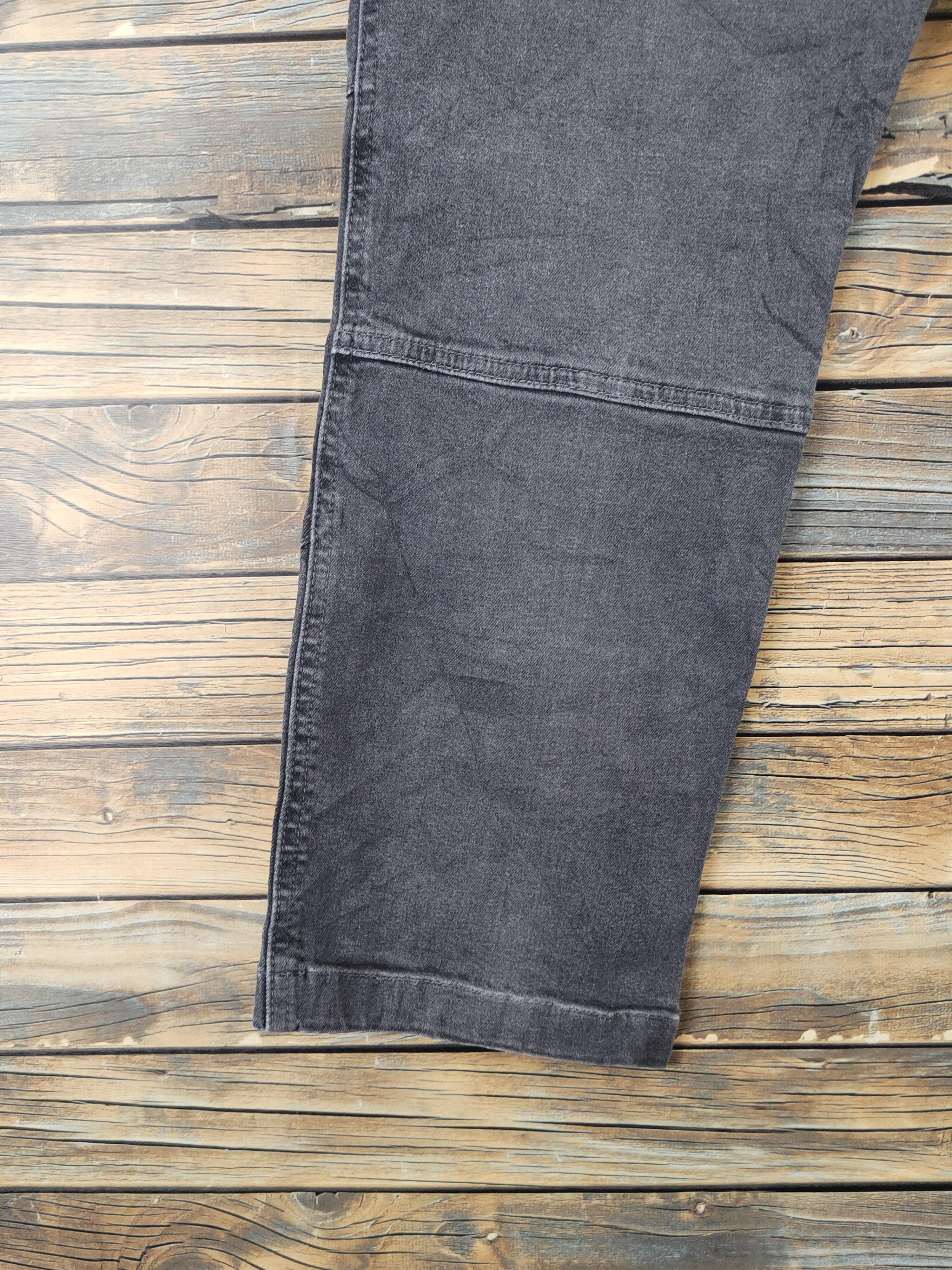 Japanese Brand TS Design Black cargo Distressed Ripped Jeans #W2190 Size US 30 / EU 46 - 9 Thumbnail