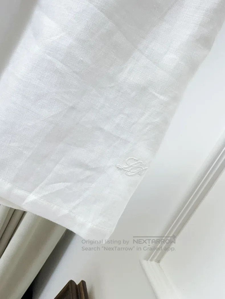 Loro Piana Loro Piana White linen mid-length shorts Size 25" / US 0 / IT 36 - 3 Thumbnail