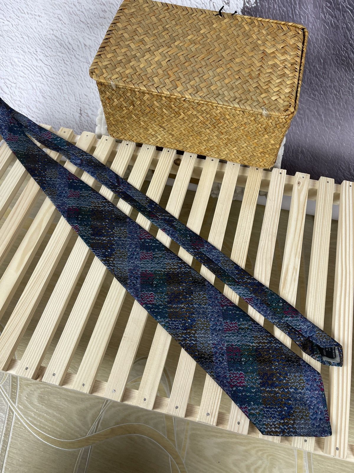Missoni Missoni Cravatte vintage pure silk multicolour tie Size ONE SIZE - 3 Thumbnail