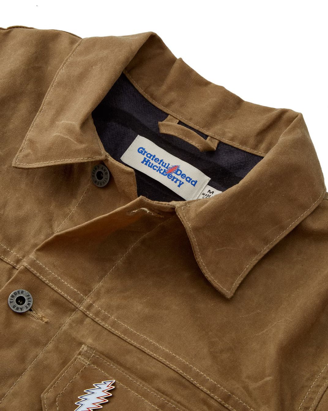 Flint And Tinder × Grateful Dead × Huckberry Huckberry x Grateful Dead Flannel-Lined Waxed Trucker Jacket Size US S / EU 44-46 / 1 - 3 Thumbnail