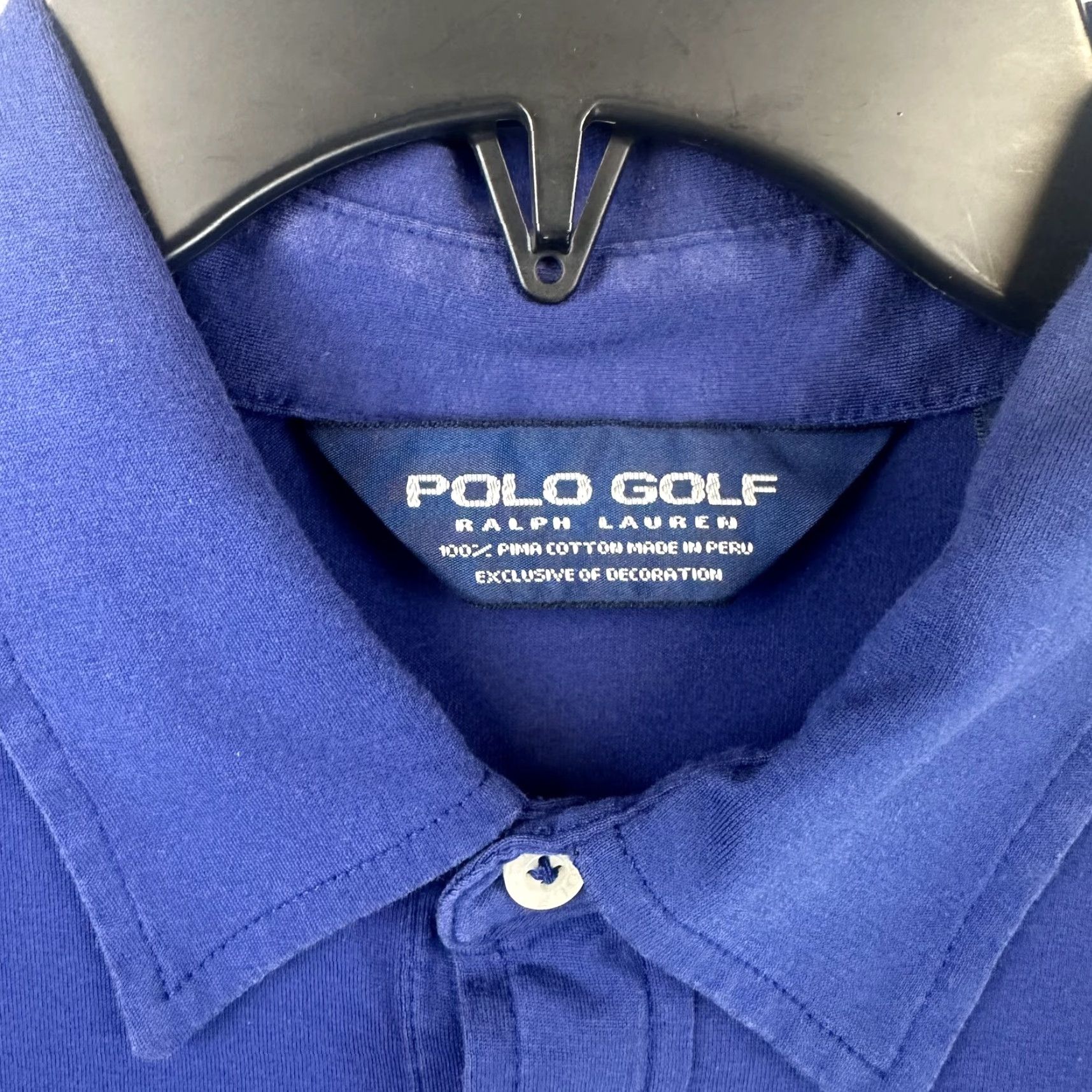 Polo Ralph Lauren Polo Ralph Lauren Polo Golf Mens XL Blue Shirt Club Classic Greenbrier PGA Tour Course Resort Embroidered Logo Size US XL / EU 56 / 4 - 4 Thumbnail
