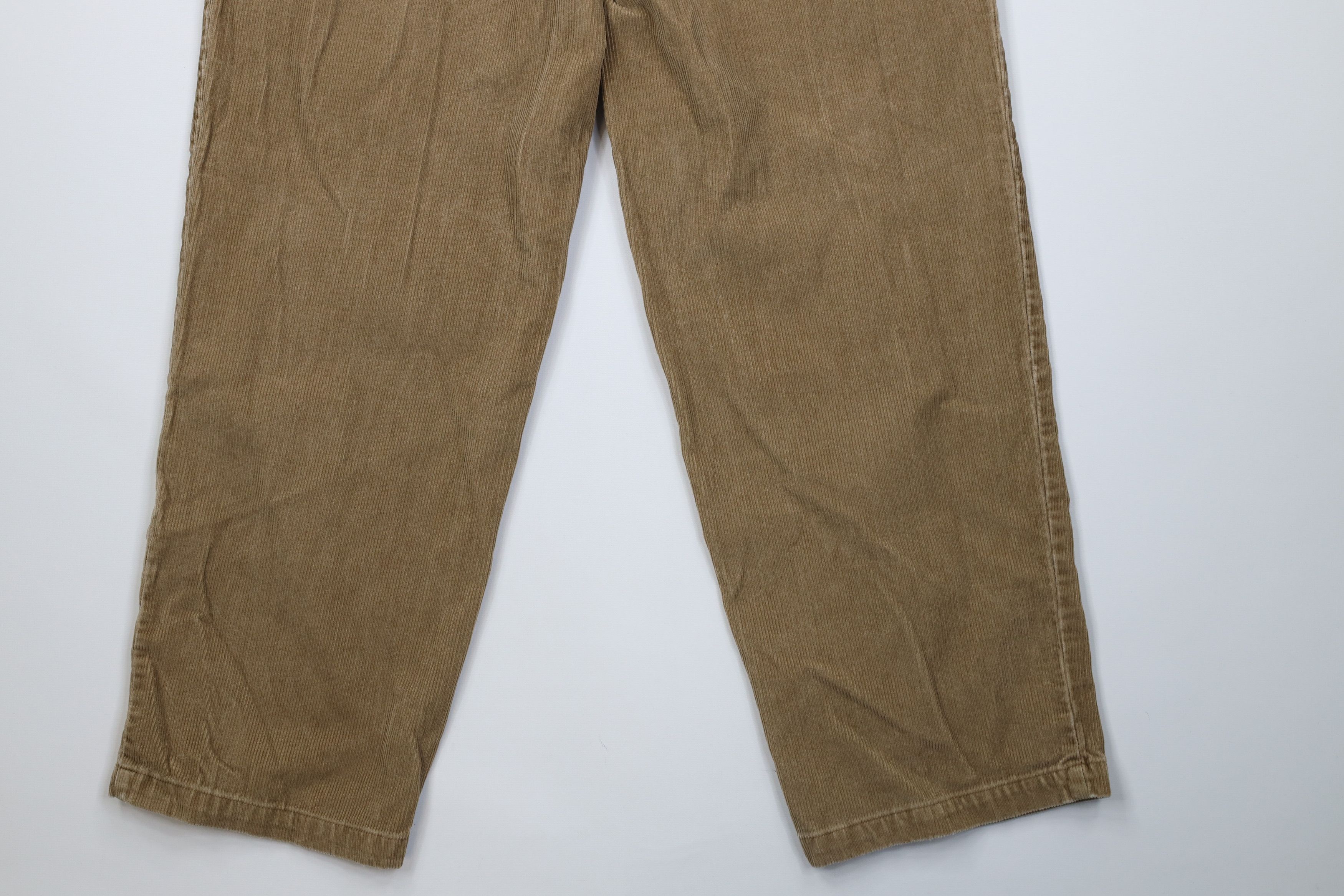 Vintage Vintage 90s Y2K Streetwear Wide Leg Corduroy Chino Pants Size US 34 / EU 50 - 13 Thumbnail