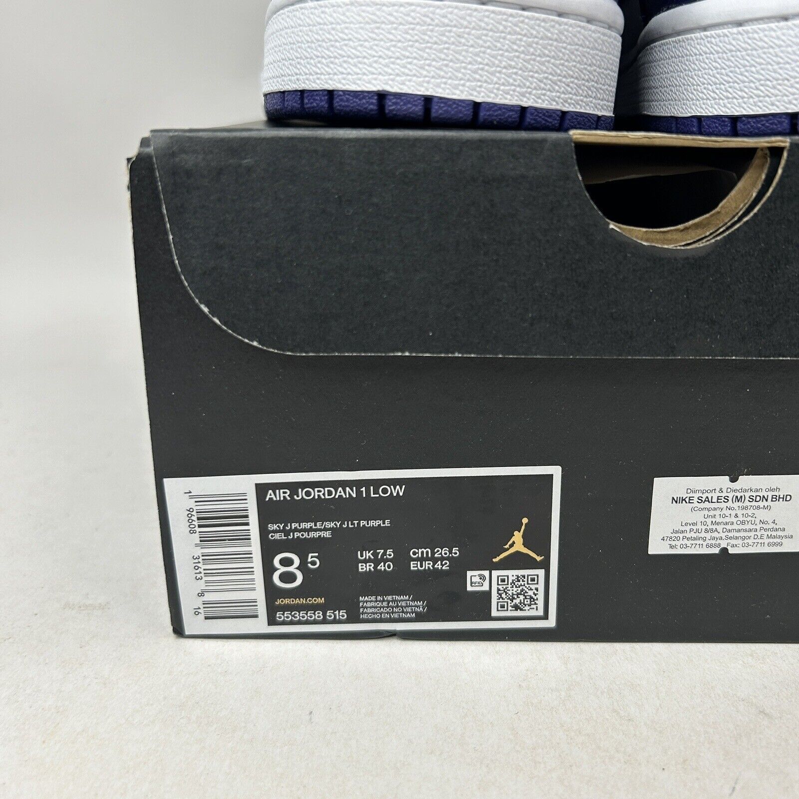 Nike Nike Air Jordan 1 Retro Low “Sky J Purple” 2024 Size US 8.5 / EU 41-42 - 5 Thumbnail