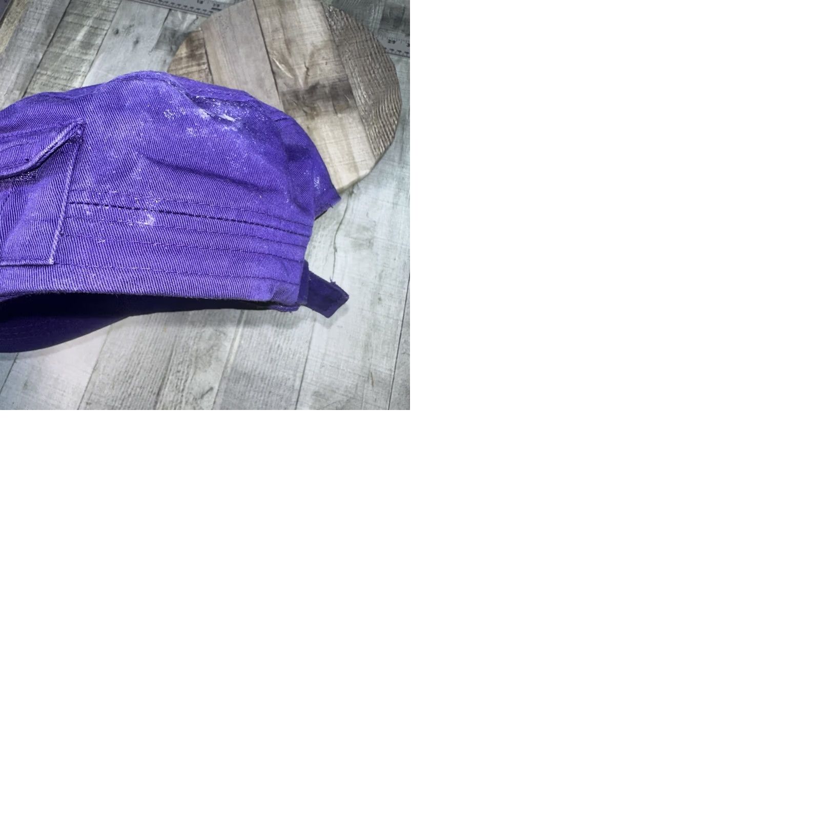 Vintage Purple Hat Unbranded Military One Size Men Purple Hat Leaver Logr Size ONE SIZE - 9 Thumbnail