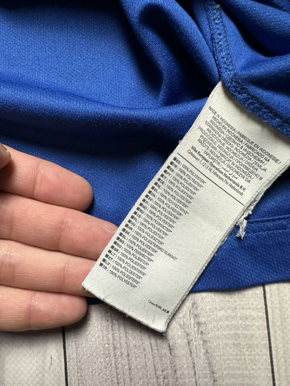 Nike × Vintage Vintage Nike Manchester City soccer jersey rare away Size US L / EU 52-54 / 3 - 4 Thumbnail
