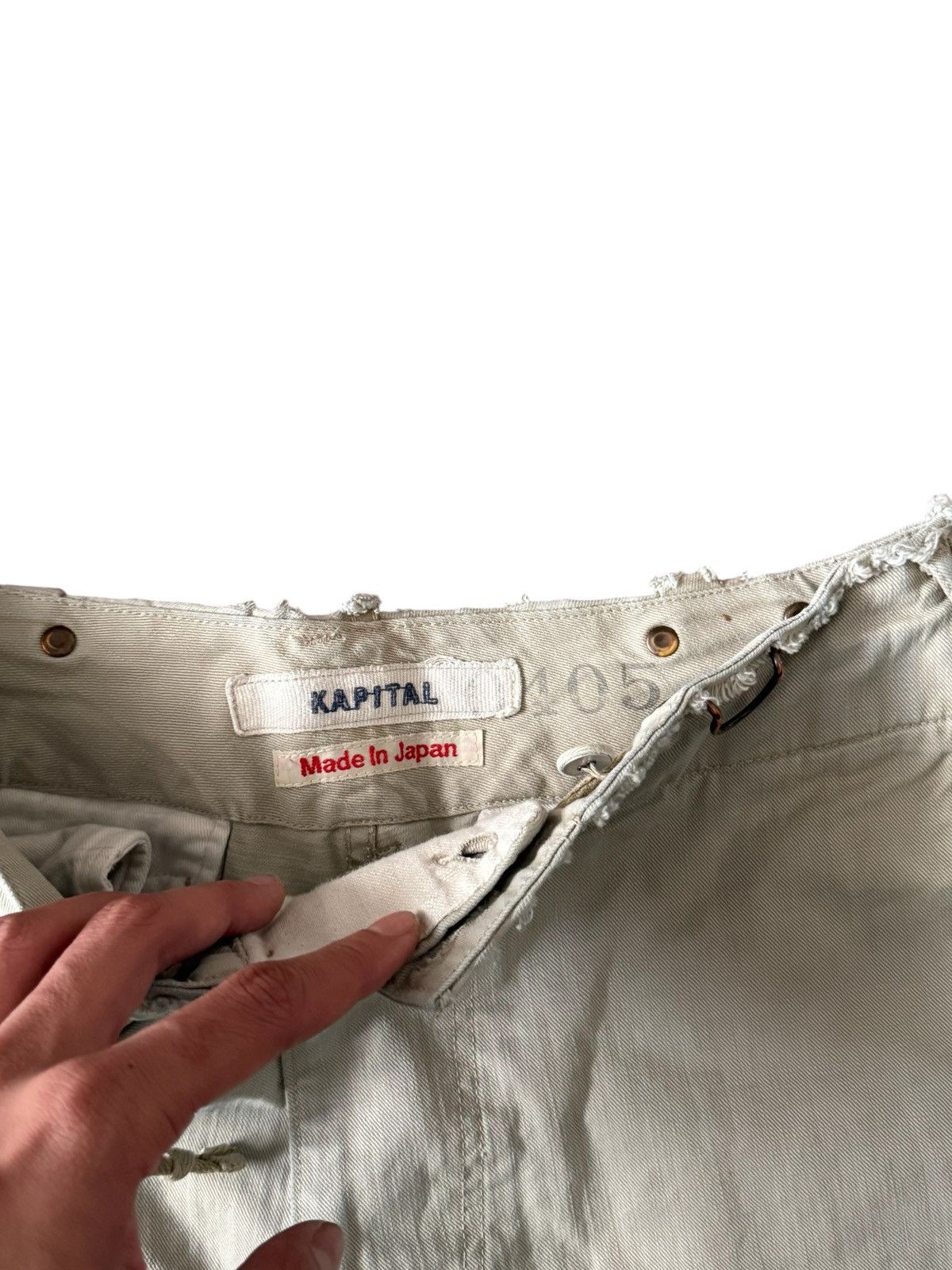 Kapital KAPITAL khaki shorts Size US 30 / EU 46 - 4 Thumbnail