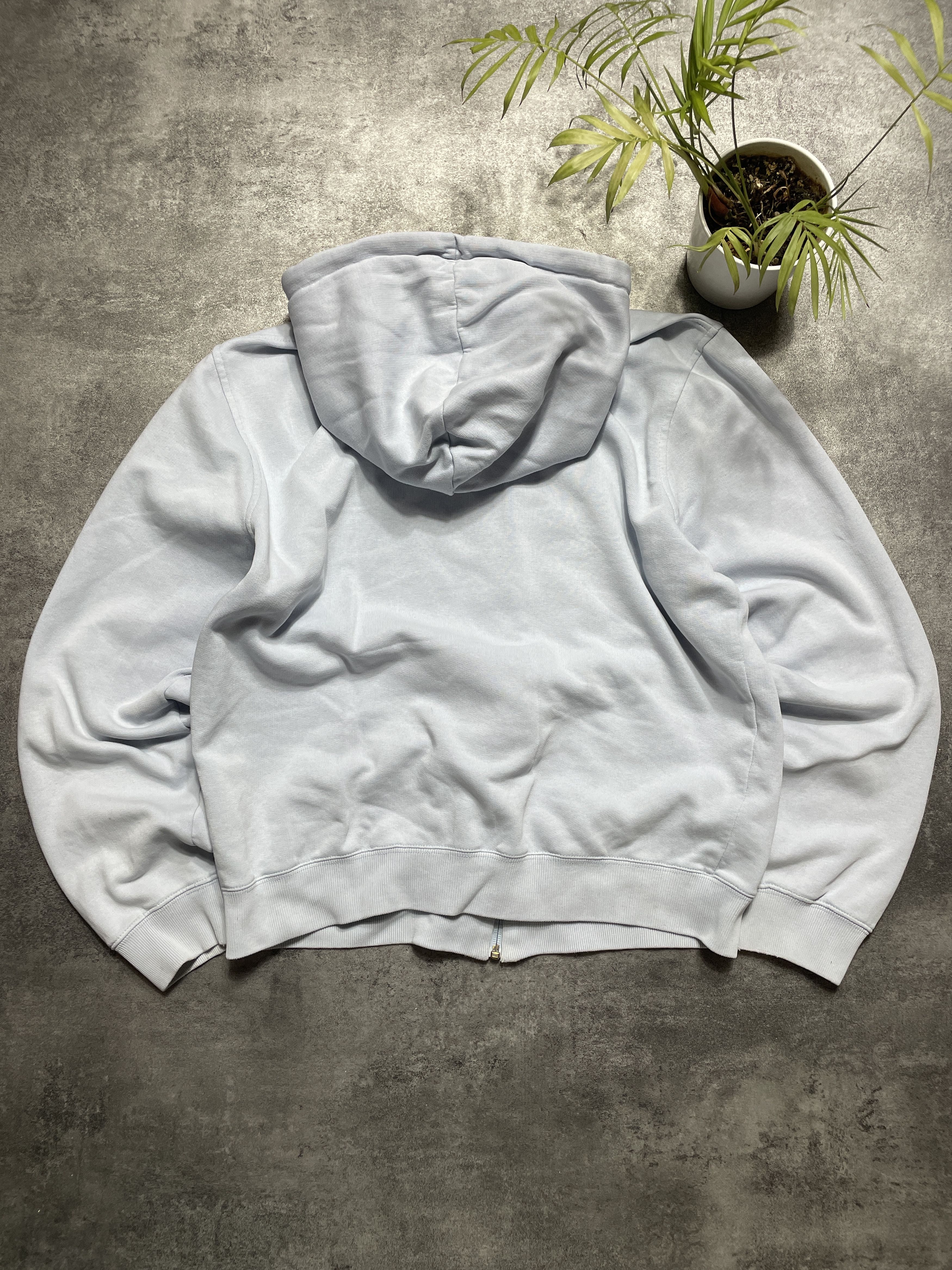 Nike RARE❗️Nike Vintage Y2K Hoodie Silver Tag Boxy Fit Baby Blue Size US S / EU 44-46 / 1 - 6 Thumbnail
