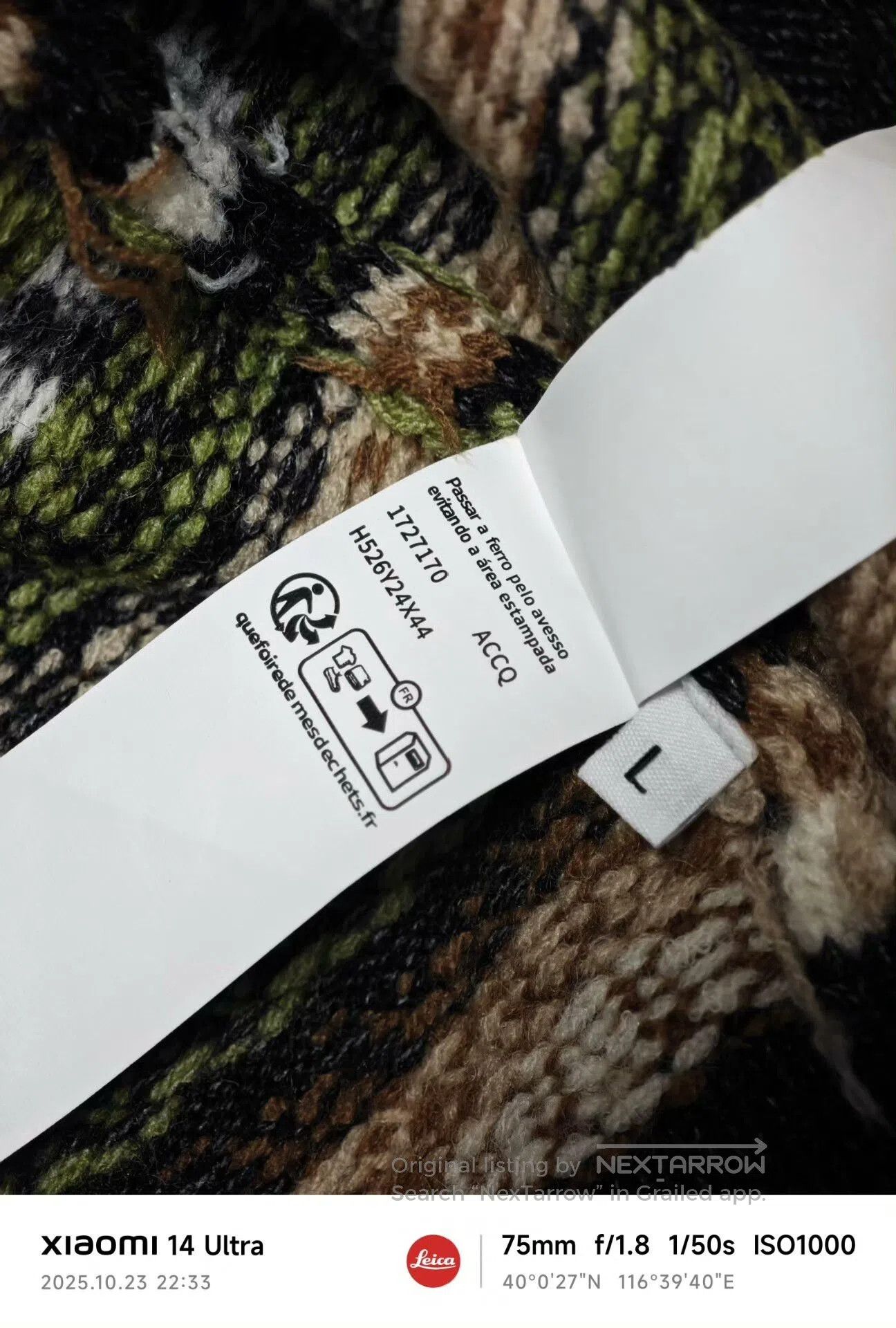 Loewe LOEWE Collared Knit Sweater. Size US L / EU 52-54 / 3 - 5 Thumbnail