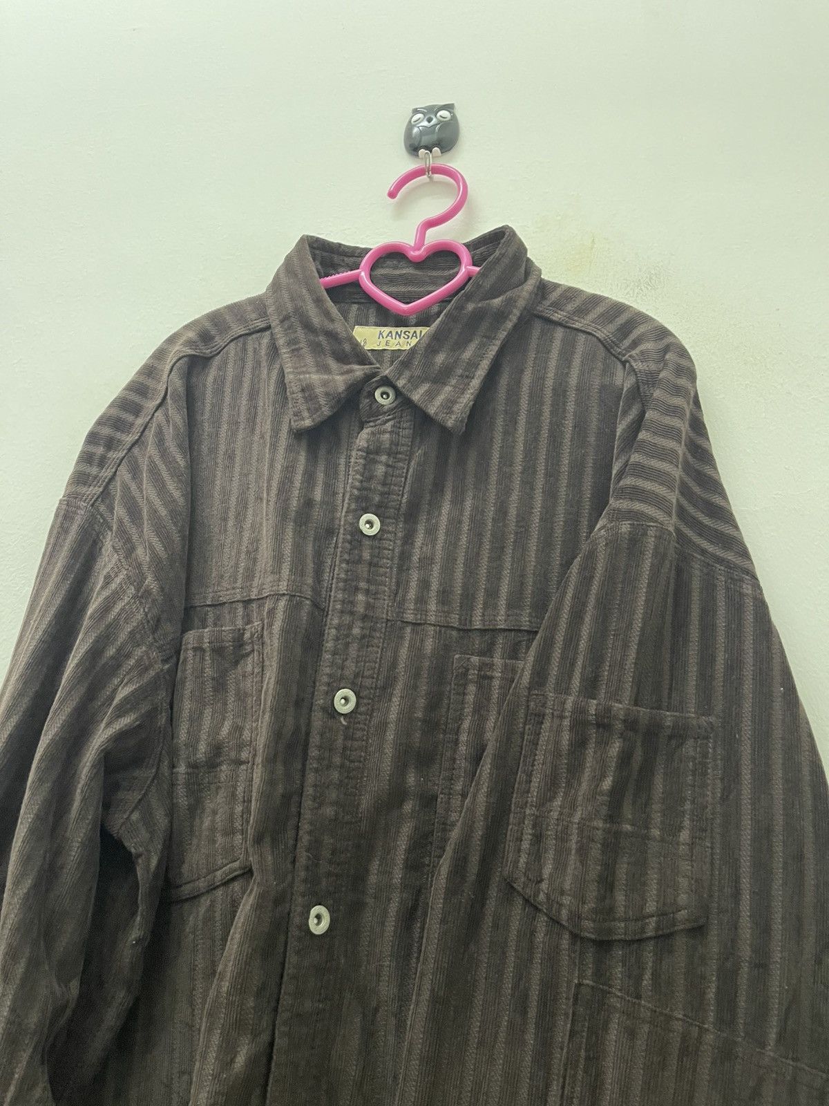 Kansai Yamamoto Rare Vintage KANSAI JEANS Double Pocket Corduroy Jacket Size US XL / EU 56 / 4 - 4 Thumbnail