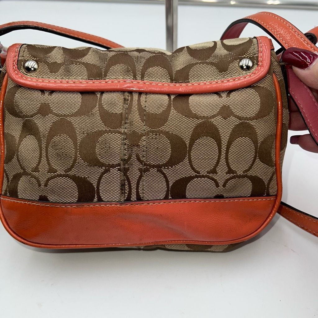 Coach Coach Legacy Signature Canvas Crossbody Bag with a turn-lock Size ONE SIZE - 9 Thumbnail