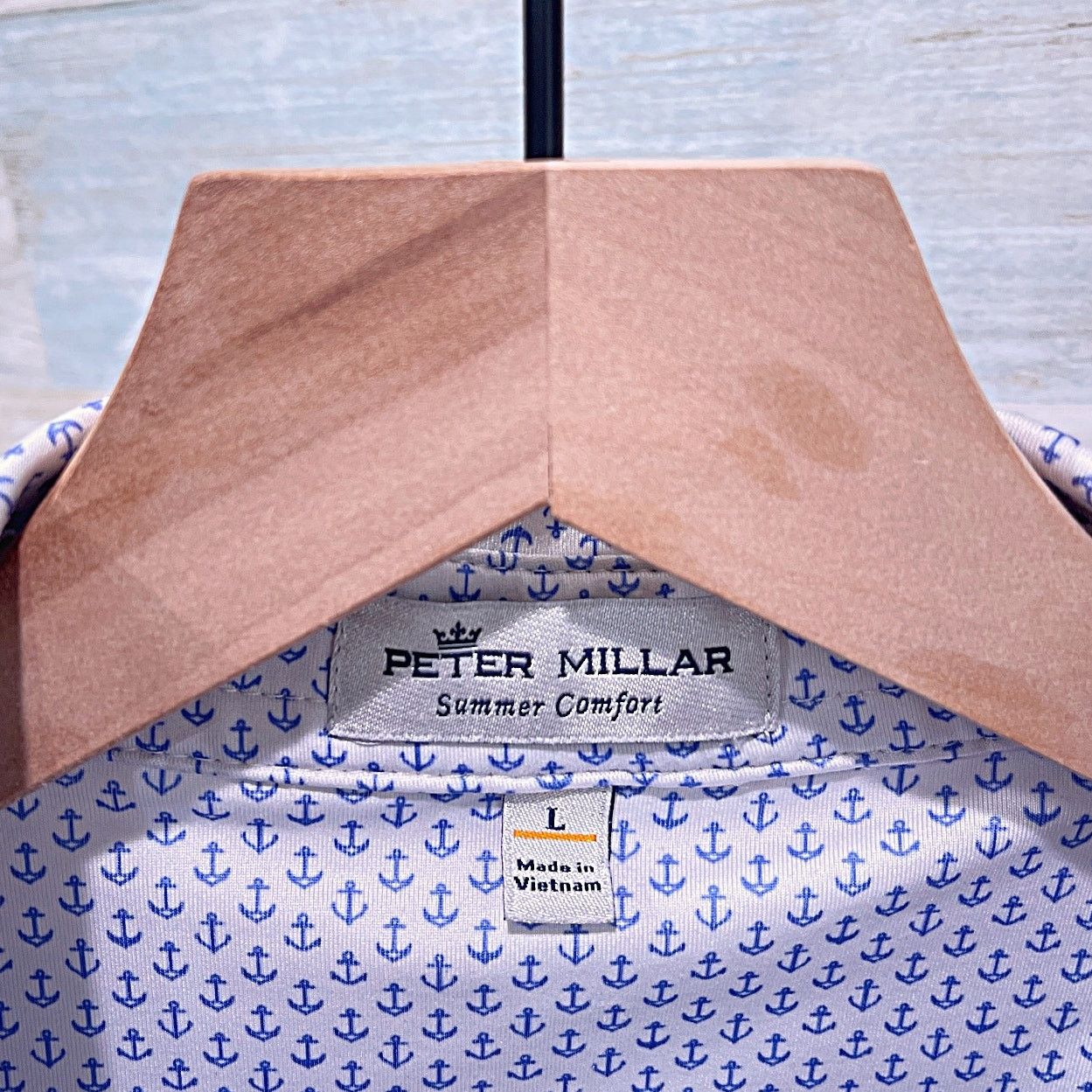 Peter Millar PETER MILLAR Summer Comfort Polo Anchors Wailea Golf Large Size US L / EU 52-54 / 3 - 6 Thumbnail