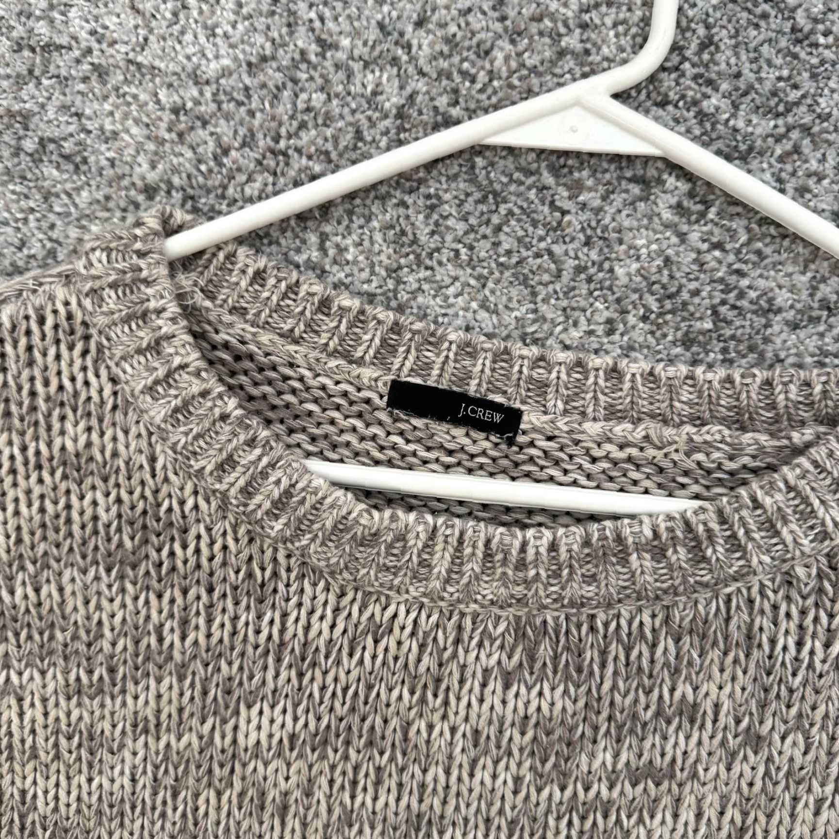 J.Crew VINTAGE J.CREW Sweater Womens Medium Gray Knit Pullover Long Sleeve Casual Classic Size M / US 6-8 / IT 42-44 - 5 Thumbnail