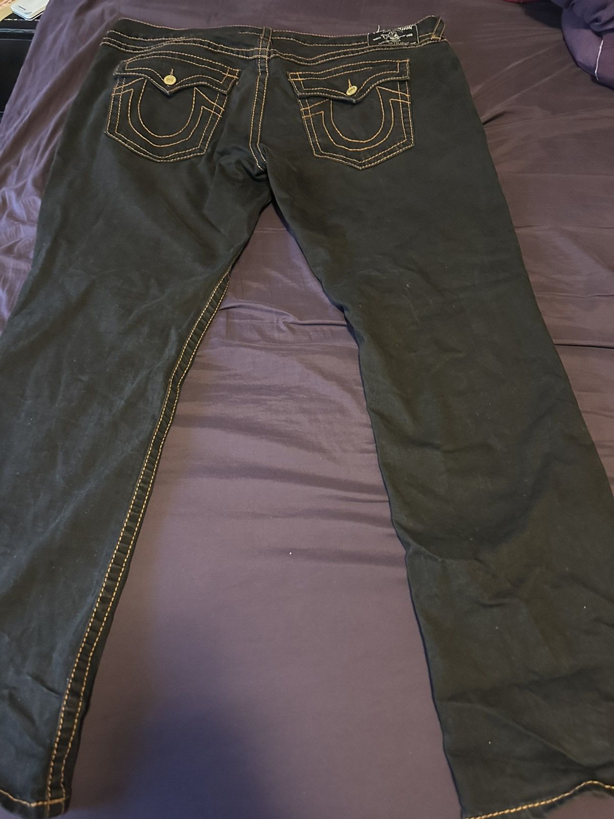 True Religion True Religion Black Denim Size US 42 / EU 58 - 4 Thumbnail