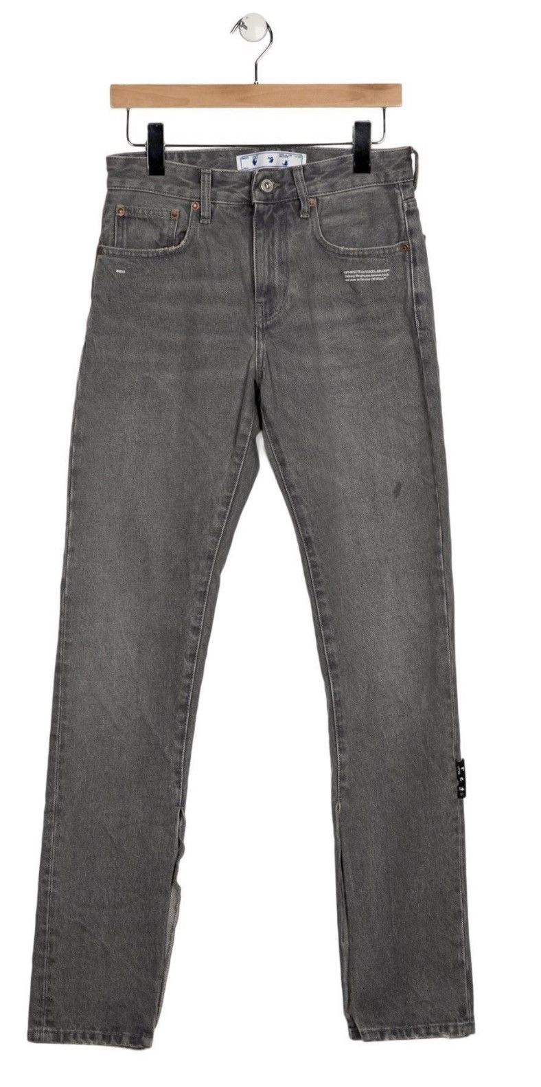 Off-White Off-White Corporate Straight Leg Jeans Size 27" / US 4 / IT 40 - 1 Thumbnail
