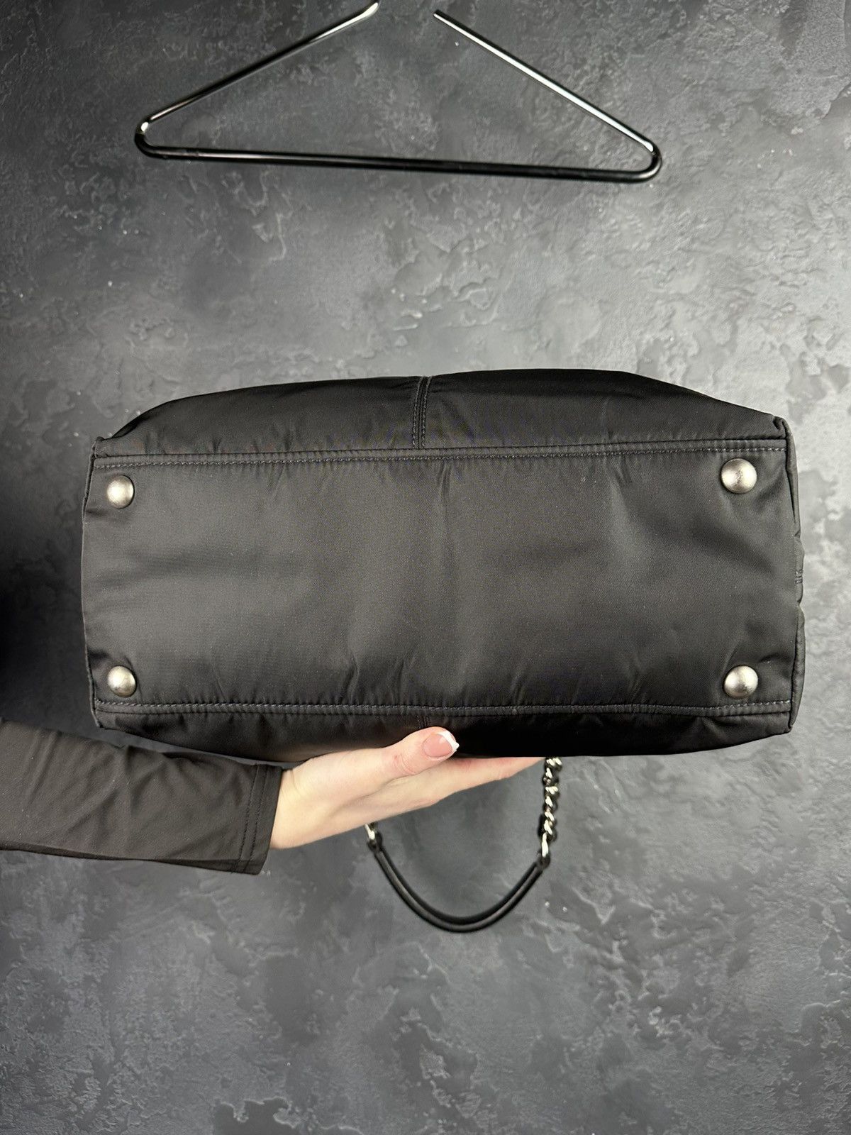 Prada Vintage 90s PRADA Tessuto Nylon Shoulder Bag Rare Size ONE SIZE - 6 Thumbnail