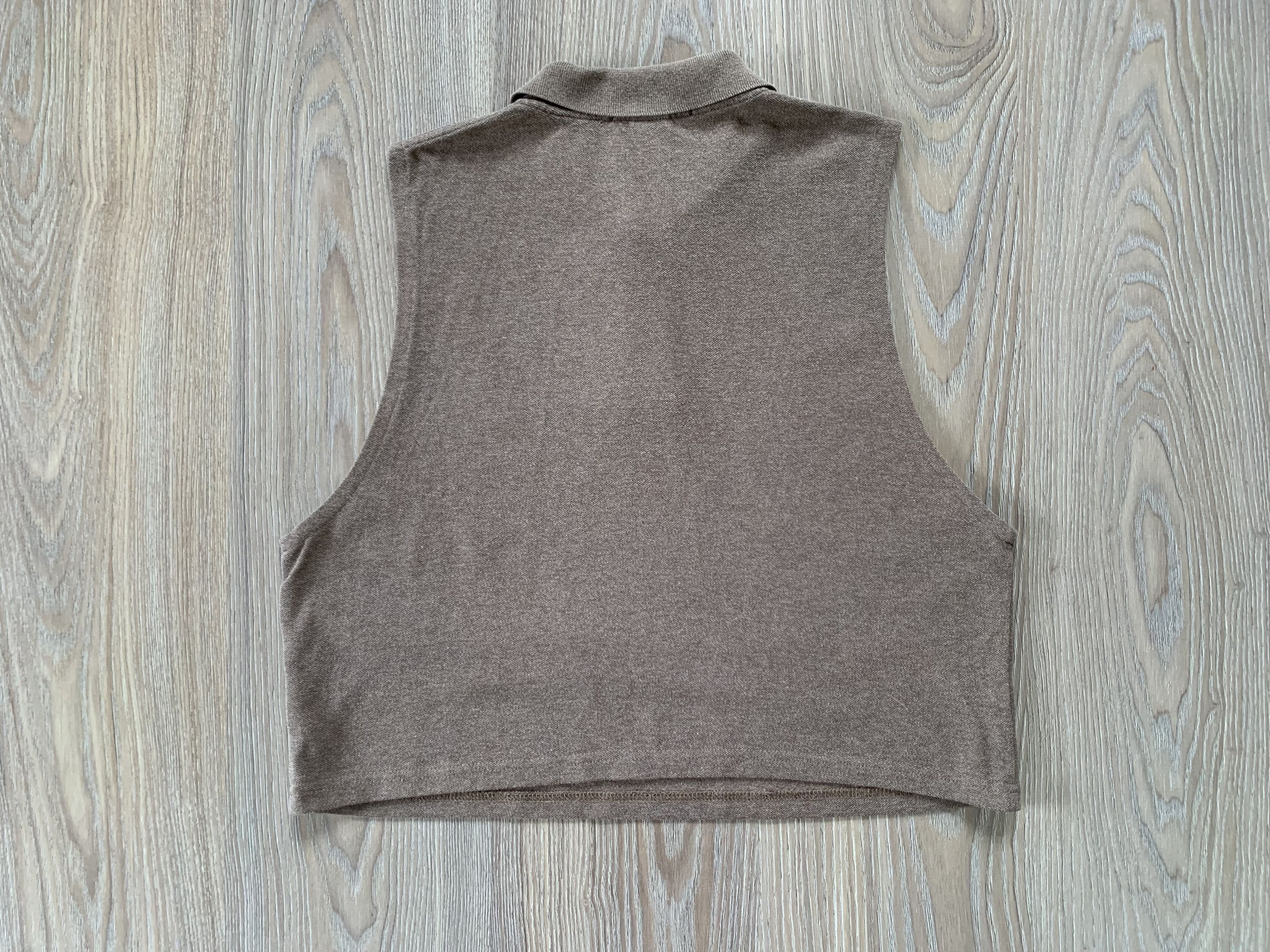 Polo Ralph Lauren Polo Ralph Lauren Brown Cotton Sleeveless Polo Shirt Size US L / EU 52-54 / 3 - 3 Thumbnail