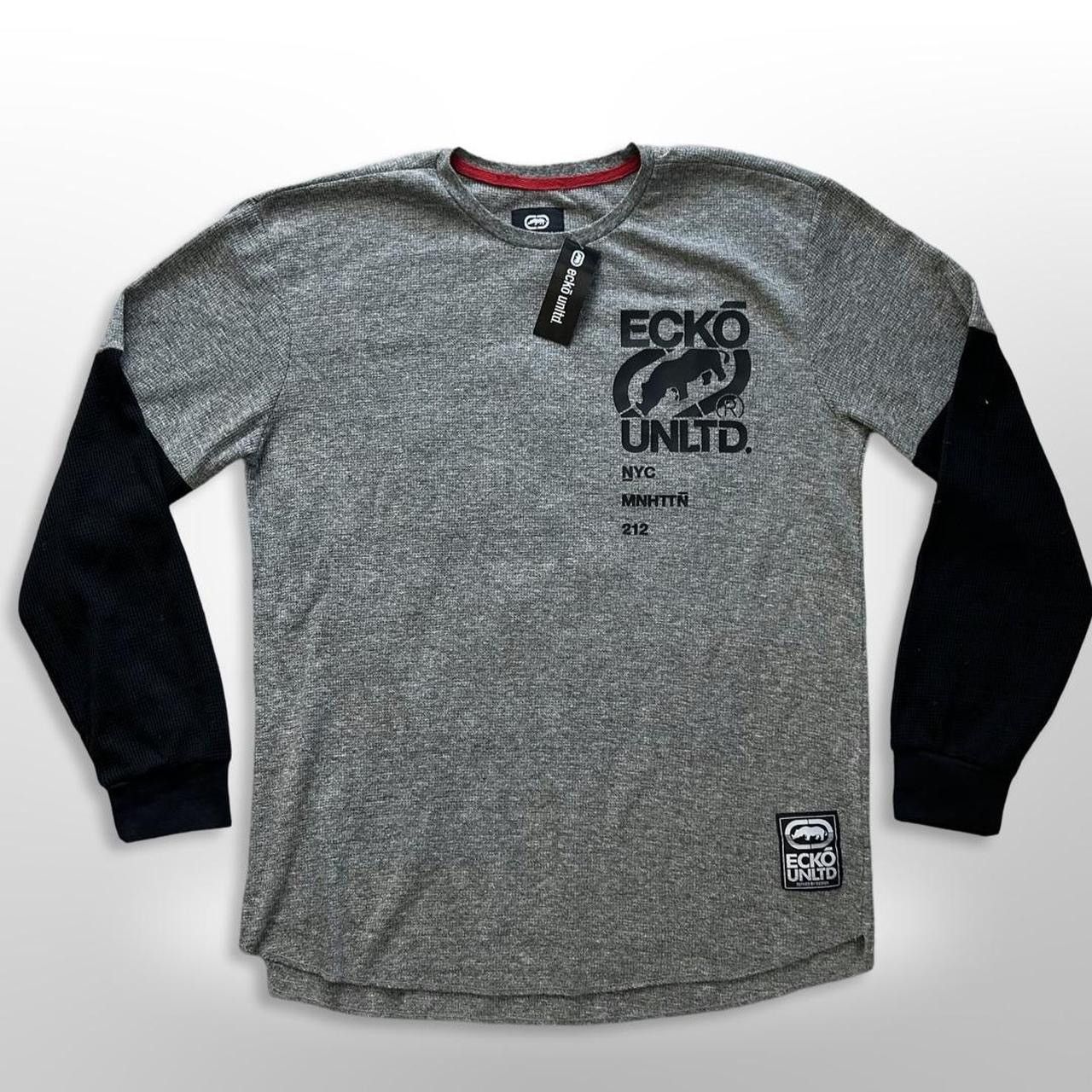 Ecko Unltd. Eckō Unltd Y2K Skater Thermal Long Sleeve shirt Size US XL / EU 56 / 4 - 1 Thumbnail