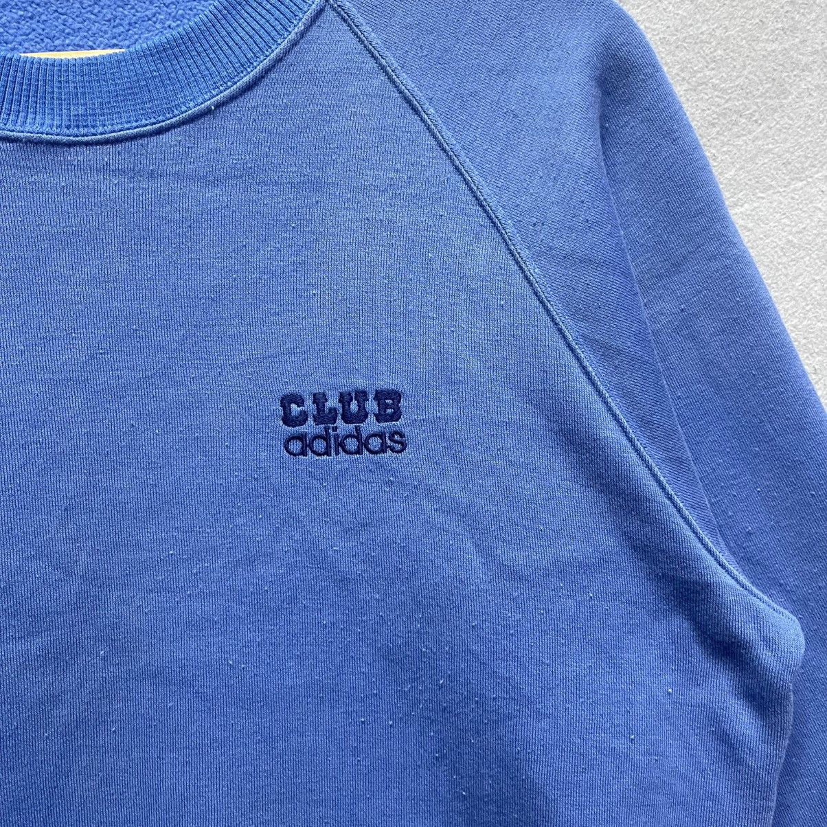 Adidas Vintage Late 80s–Early 90s adidas CLUB Crewneck Sweatshirt Size US L / EU 52-54 / 3 - 3 Thumbnail