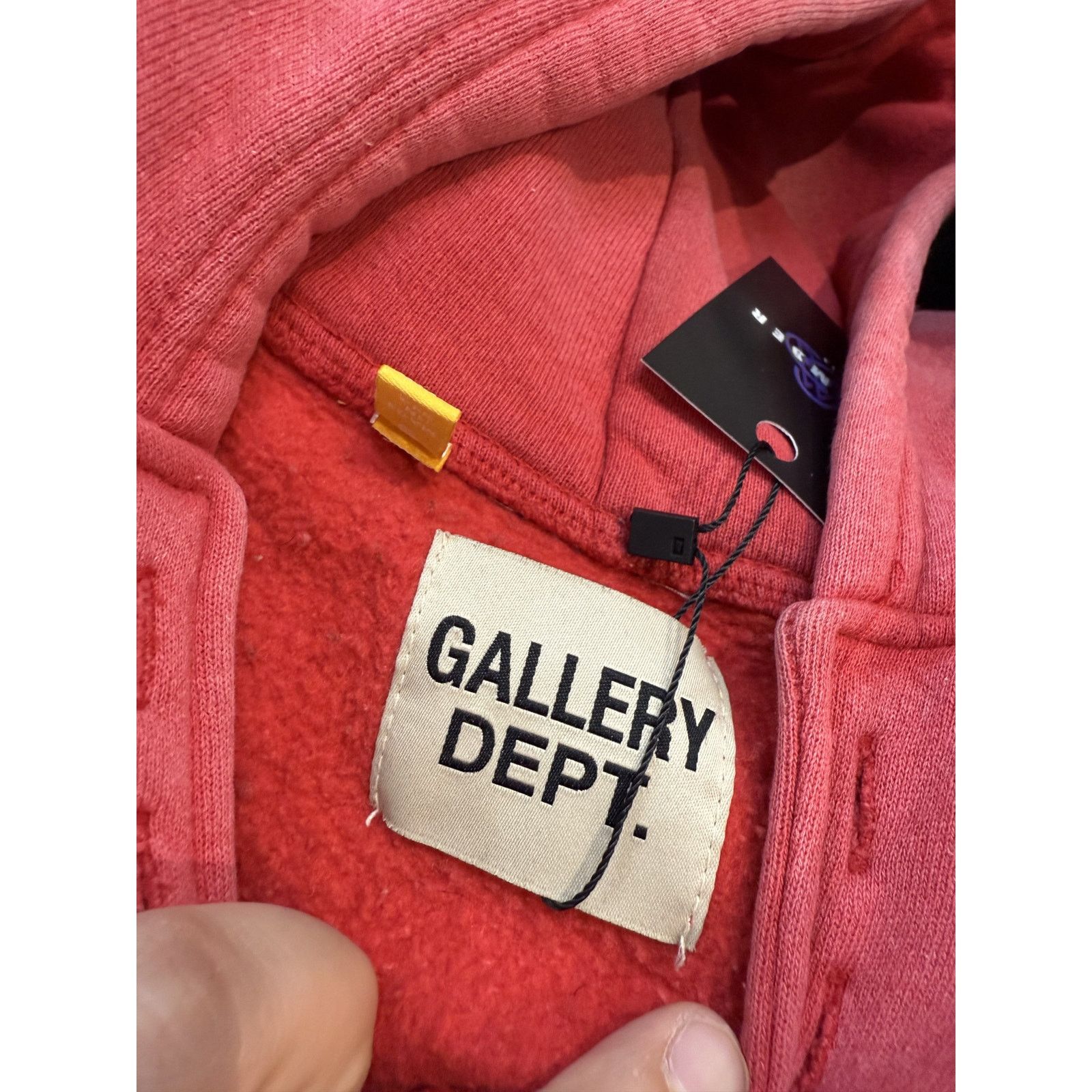 Gallery Dept. Gallery Dept Hoodie Red Small Used Size US S / EU 44-46 / 1 - 2 Thumbnail