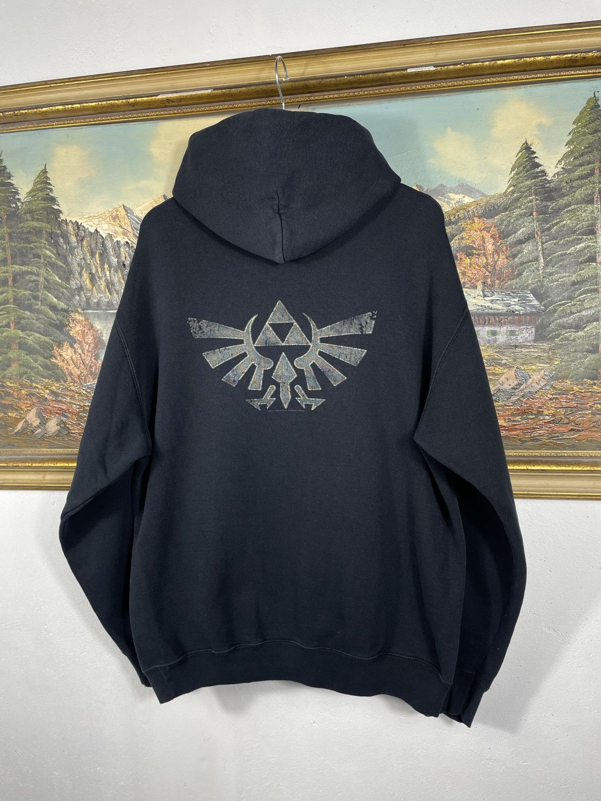 Japanese Brand × Nintendo × Vintage Retro 00s Zelda 2005 Hoodie Baggy Loose Boxy Japanese Game Size US L / EU 52-54 / 3 - 7 Thumbnail