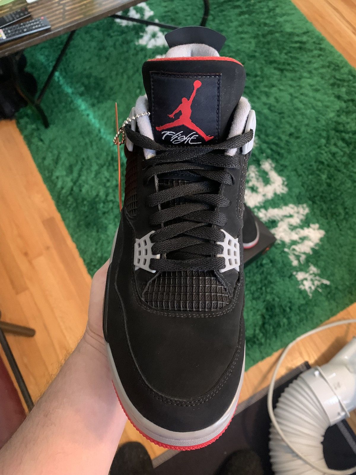 Jordan Brand × Nike Jordan 4 Bred 2019 Size US 11 / EU 44 - 11 Thumbnail