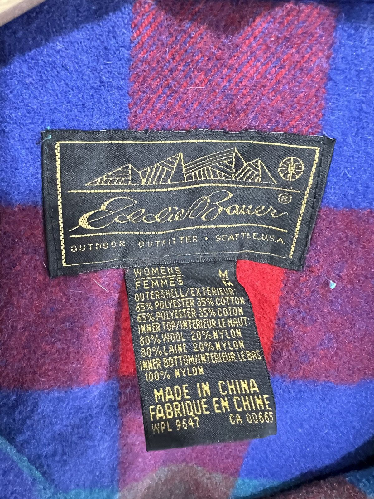 Eddie Bauer Vintage Womens Eddie Bauer Jacket Plaid Lined Size US M / EU 48-50 / 2 - 4 Thumbnail