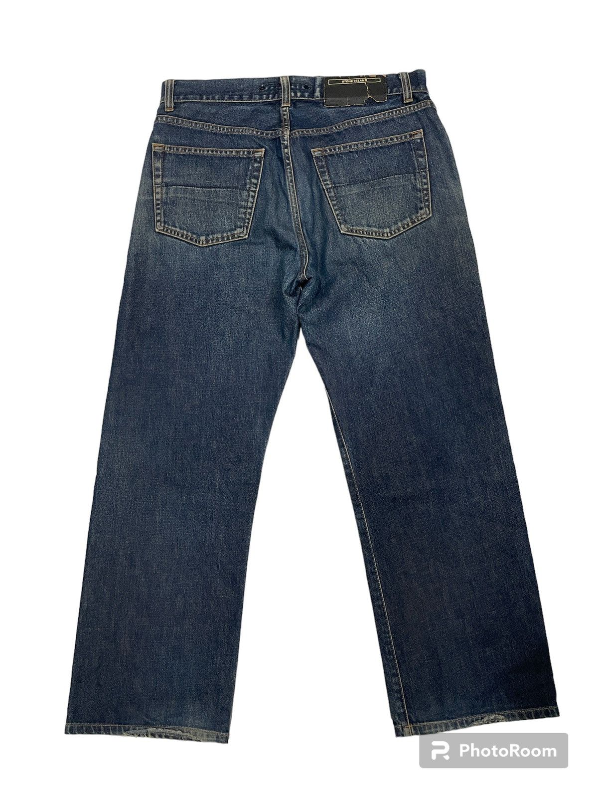 Massimo Osti × Stone Island Vintage Stone Island designer denim stone wash Jeans W34 Size US 34 / EU 50 - 6 Thumbnail