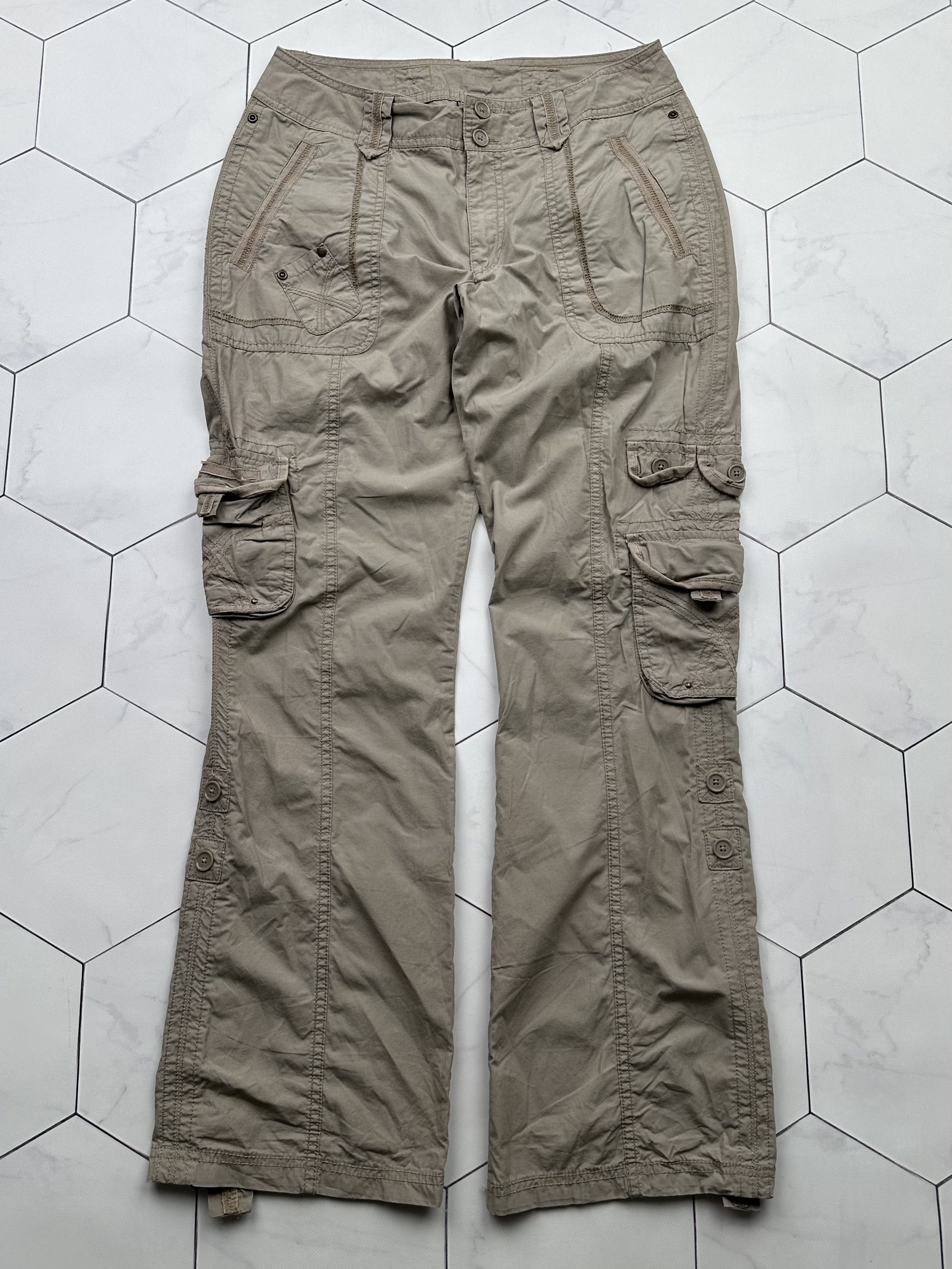 Vintage Cargo Flare Pants (B437)E2