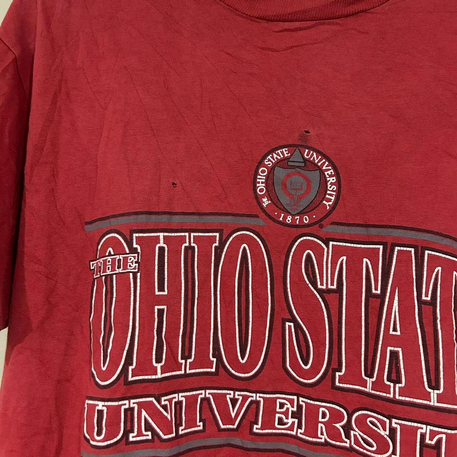 Delta Vintage Ohio State University Buckeyes Tee Shirt Size US M / EU 48-50 / 2 - 2 Thumbnail