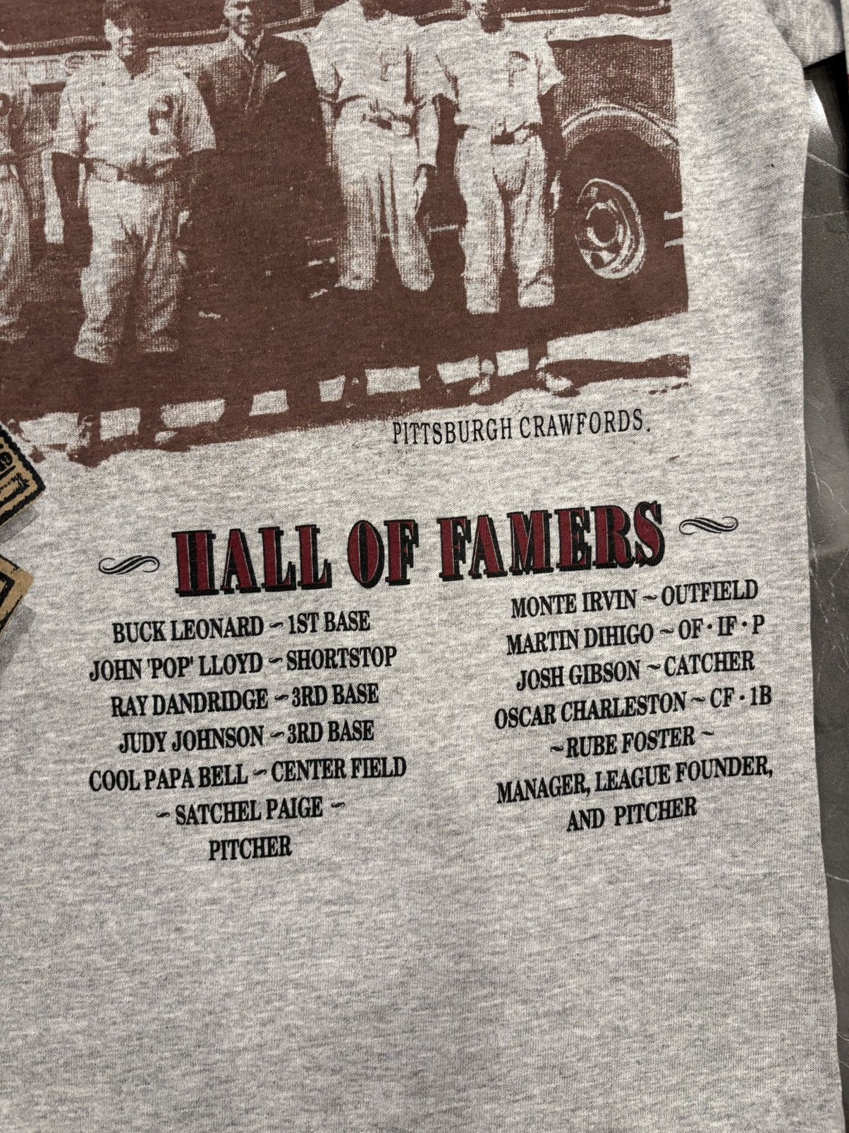 Vintage Vintage VTG Long Gone Negro Leagues T Shirt Large RARE Size US L / EU 52-54 / 3 - 9 Thumbnail
