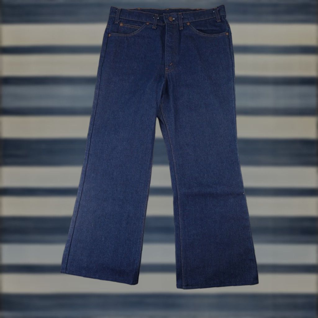 JCPenney VINTAGE JCPenney Jeans Denim True Vintage Mens 33x30 Blue Flared Pocket Jeans Mens Regular 9/10 Blue Size US 33 - 1 Thumbnail