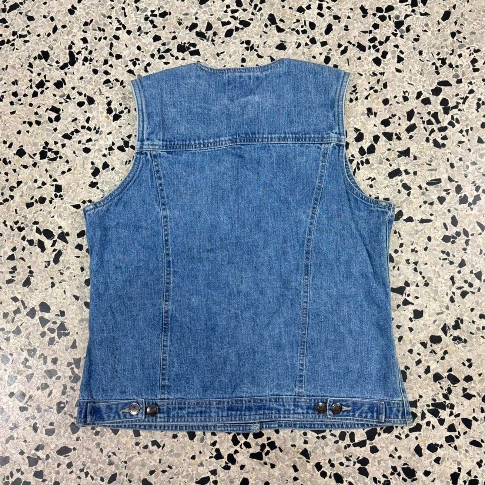 St. Johns Bay × Vintage VINTAGE ST. JOHN’S BAY DENIM VEST: Size US M / EU 48-50 / 2 - 4 Thumbnail