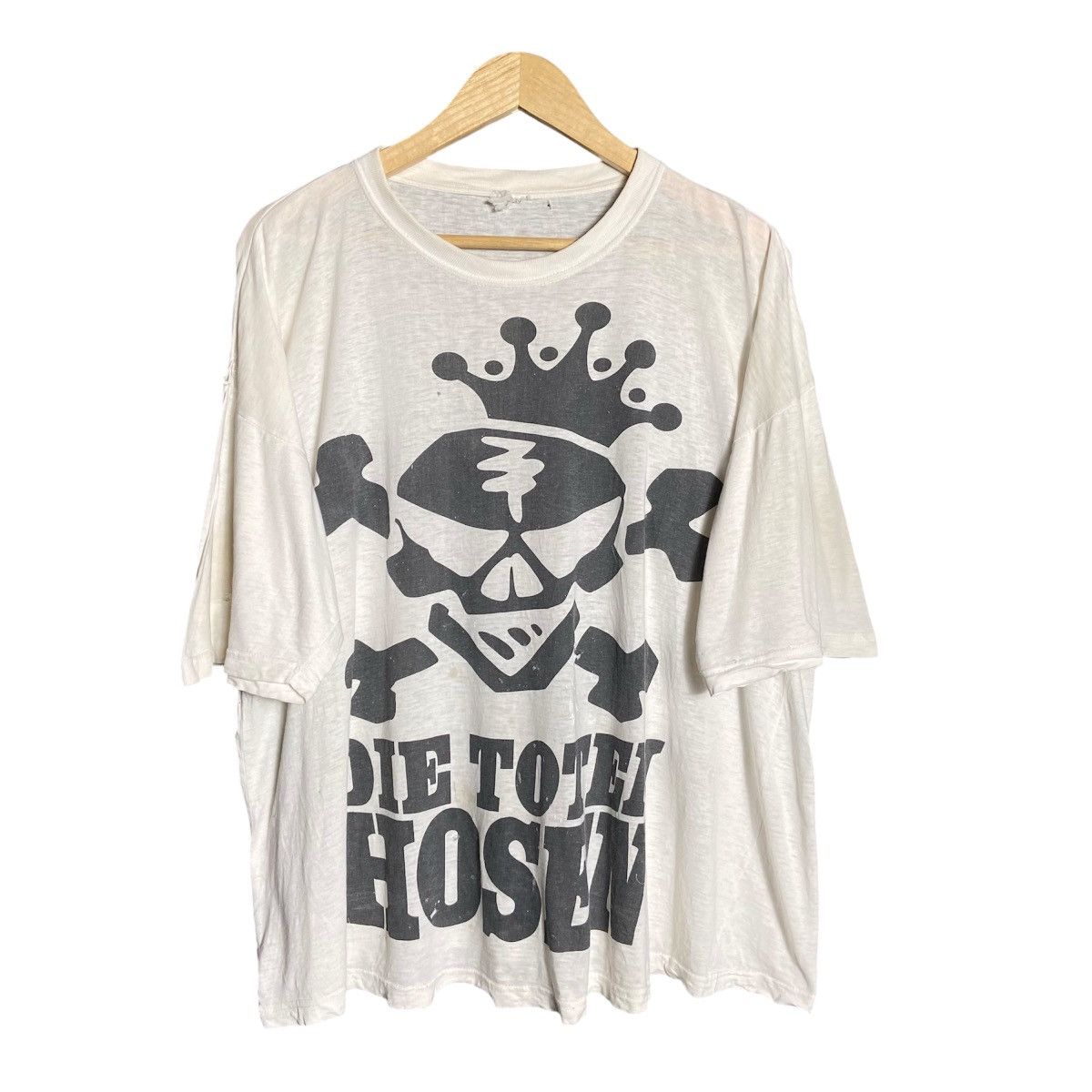 Band Tees × Vintage Vintage Die Toten Hosen Distressed T-Shirt Size US XL / EU 56 / 4 - 1 Thumbnail