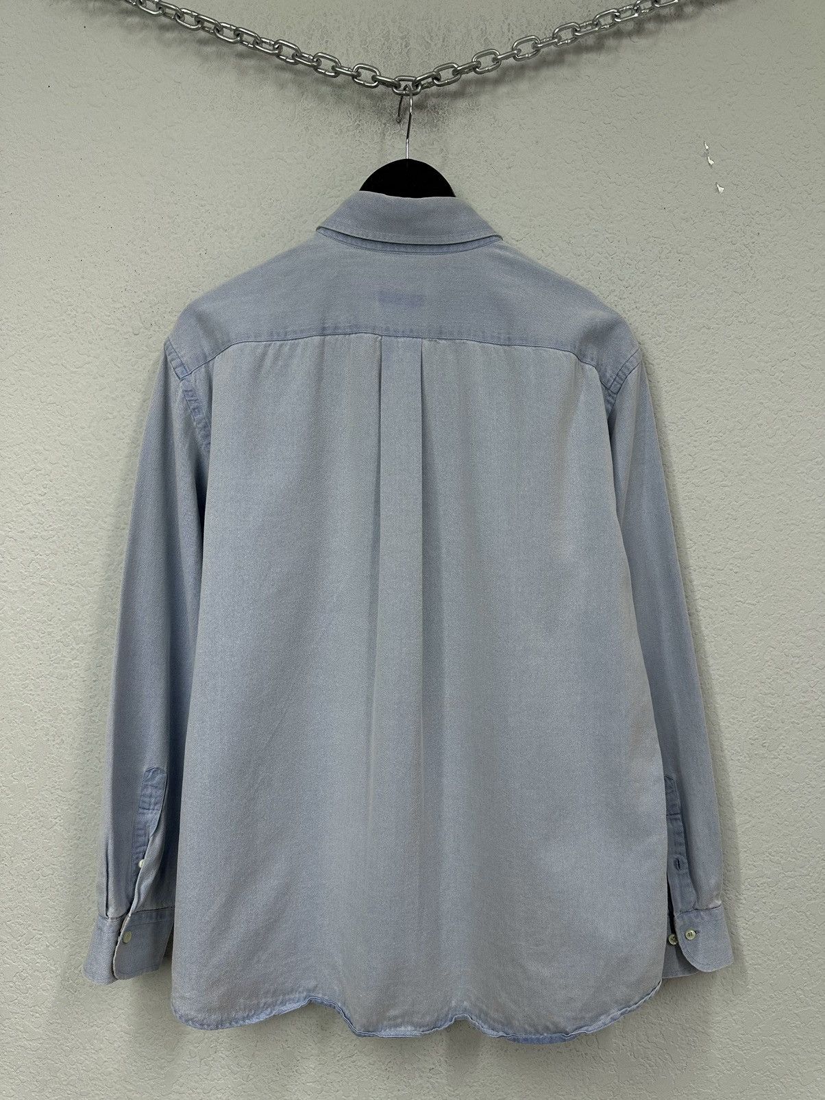 Burberry Vintage Mens Shirt Burberry England Classic Y2k Avantgarde Size US L / EU 52-54 / 3 - 11 Thumbnail