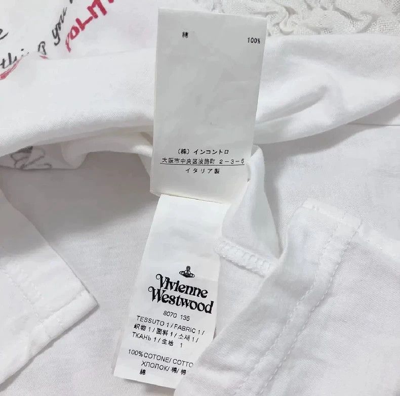 Vivienne Westwood Vivienne Westwood Punk graffiti letters on a short sleeve Size M / US 6-8 / IT 42-44 - 3 Thumbnail