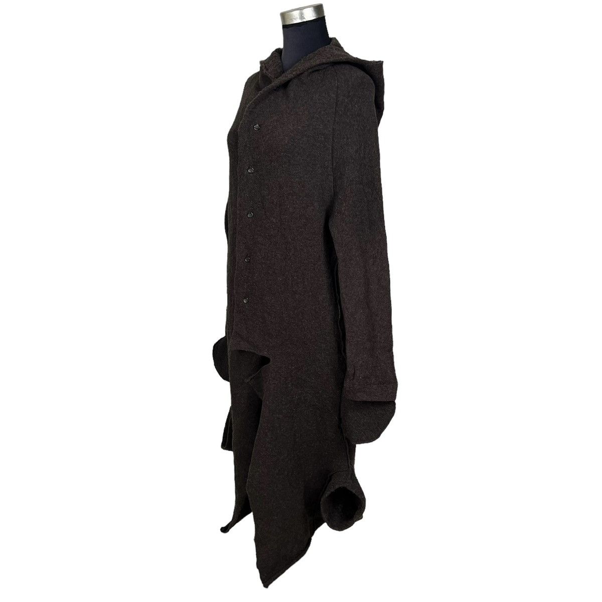 Y's Yohji Yamamoto Y’s Asymmetric Cloak Coat Jacket Woman Coat Size L / US 10 / IT 46 - 3 Thumbnail