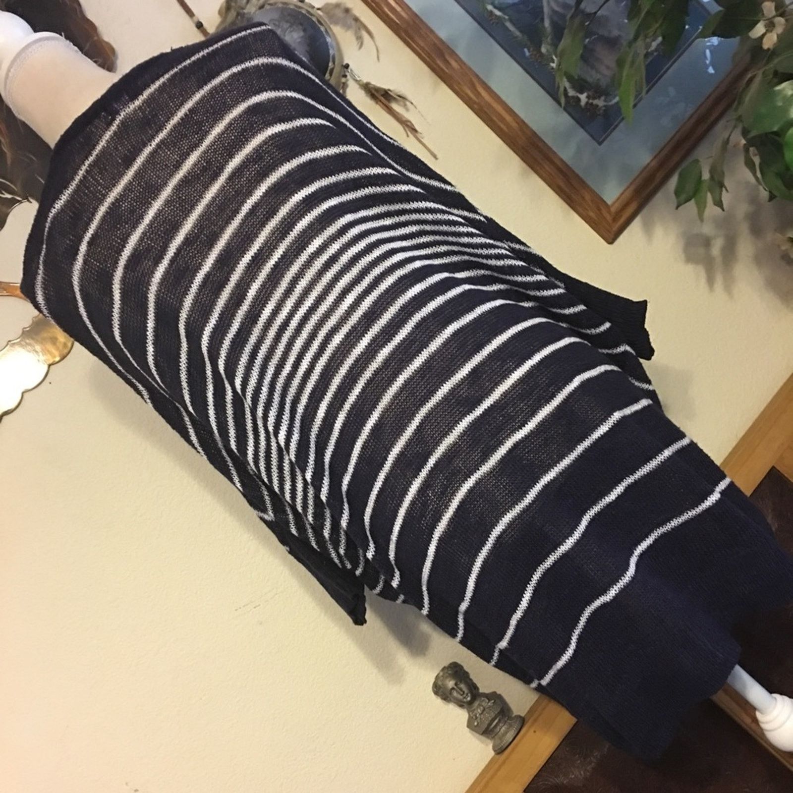 Arizona Jean Co. Arizona Jeans Navy white stripe bat wing wrap Size M / US 6-8 / IT 42-44 - 4 Thumbnail